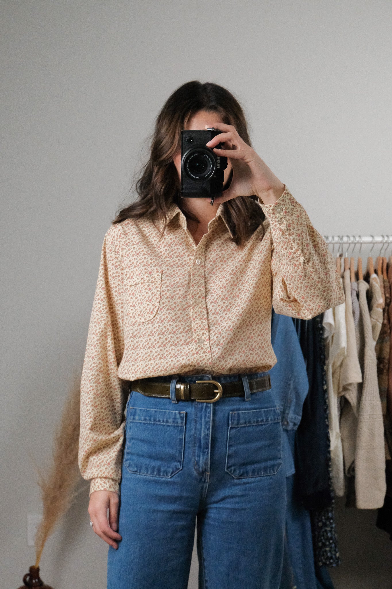 Vintage x Floral Blouse (M)