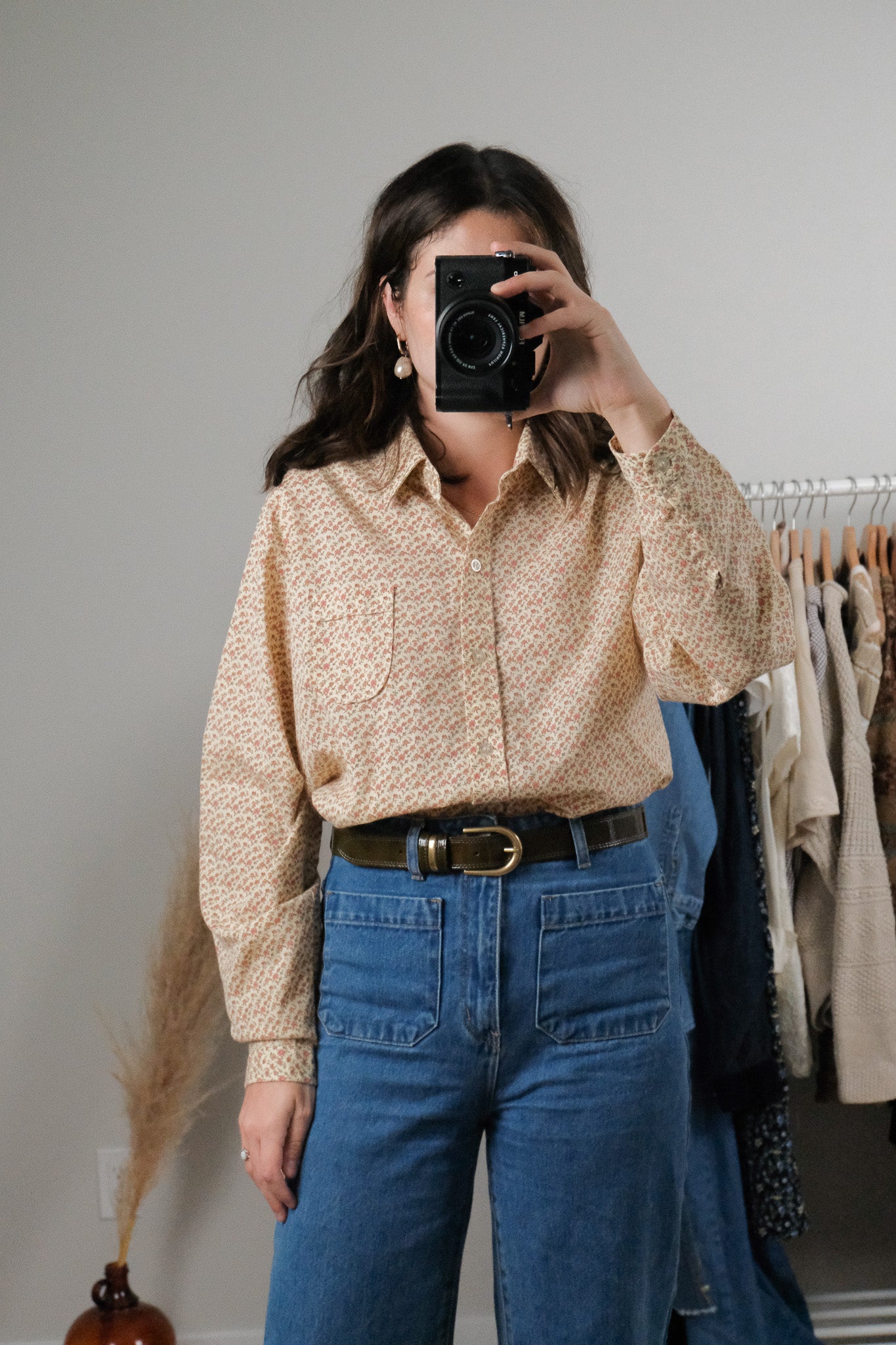 Vintage x Floral Blouse (M)