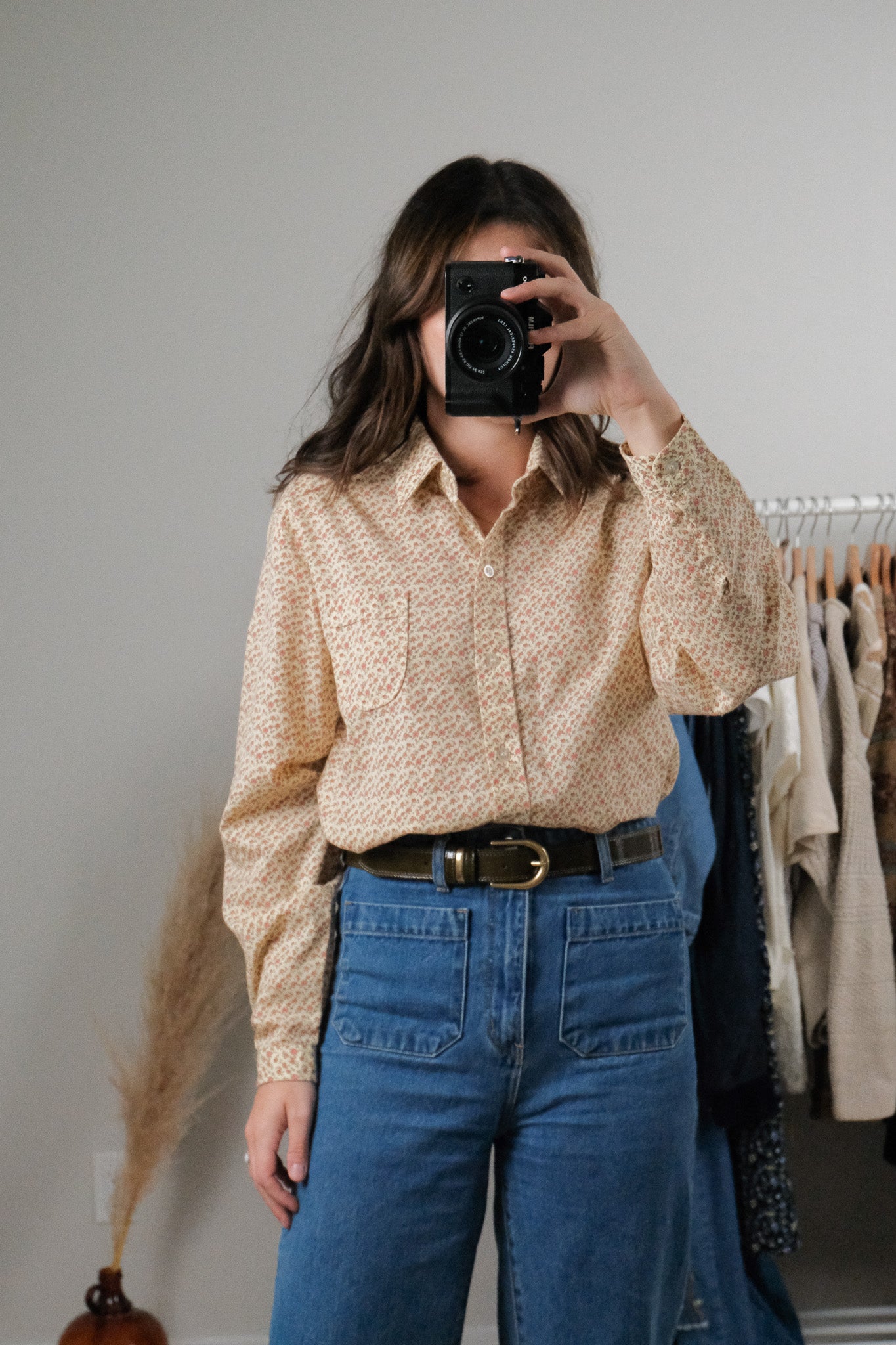 Vintage x Floral Blouse (M)