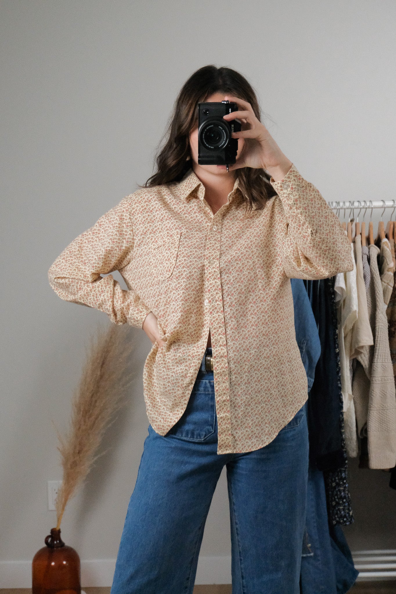 Vintage x Floral Blouse (M)