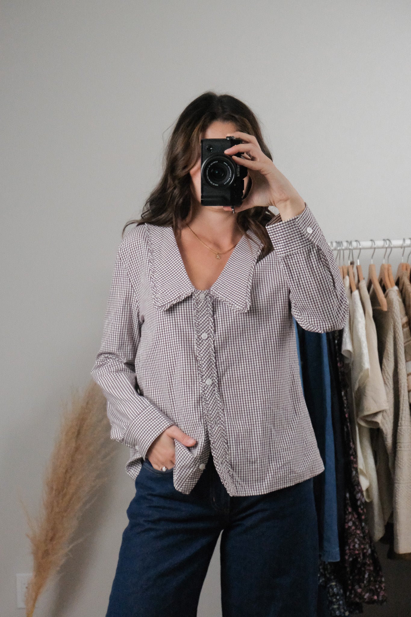 Modern x NWT Cotton Peter Pan Collared Blouse (S)