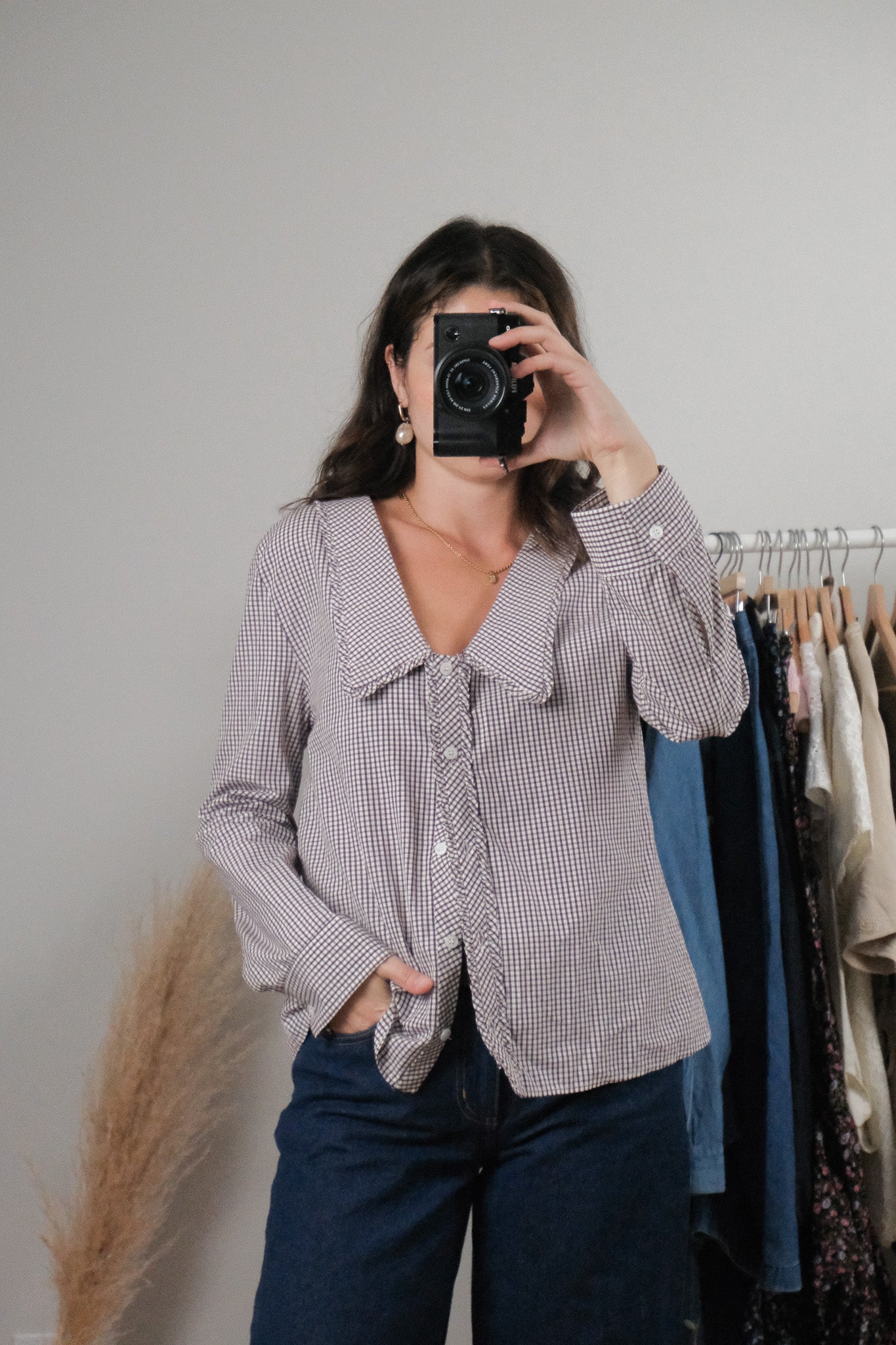 Modern x NWT Cotton Peter Pan Collared Blouse (S)