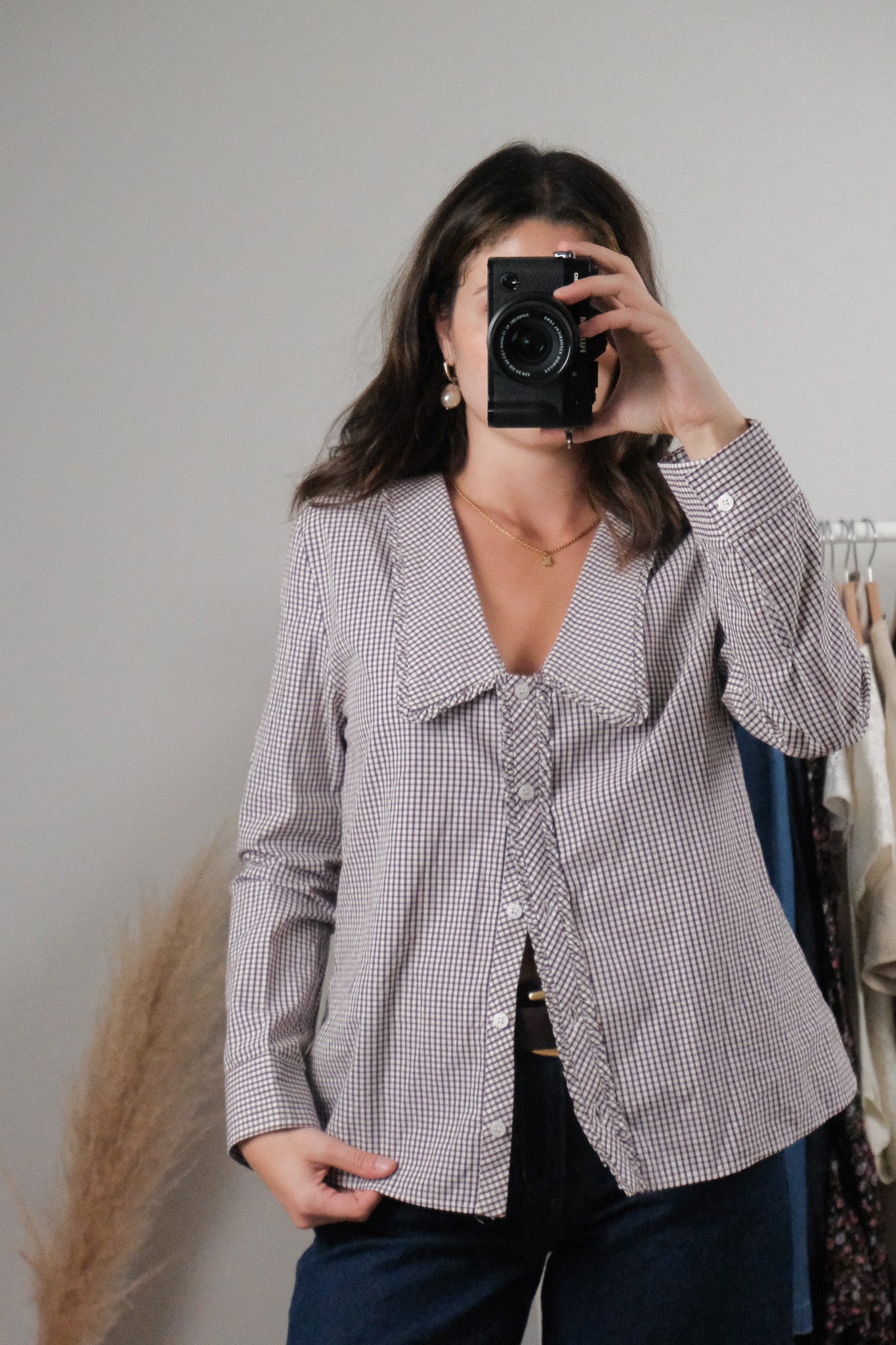 Modern x NWT Cotton Peter Pan Collared Blouse (S)