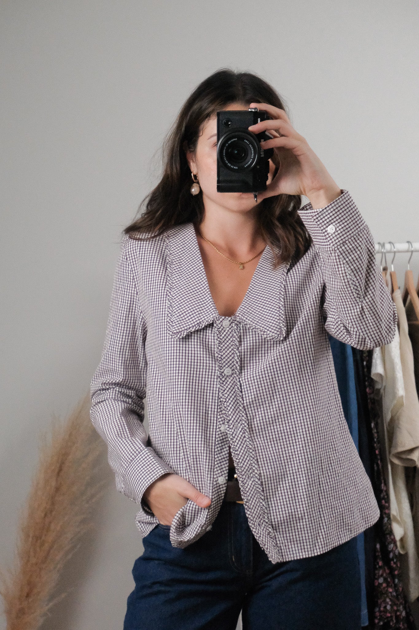 Modern x NWT Cotton Peter Pan Collared Blouse (S)