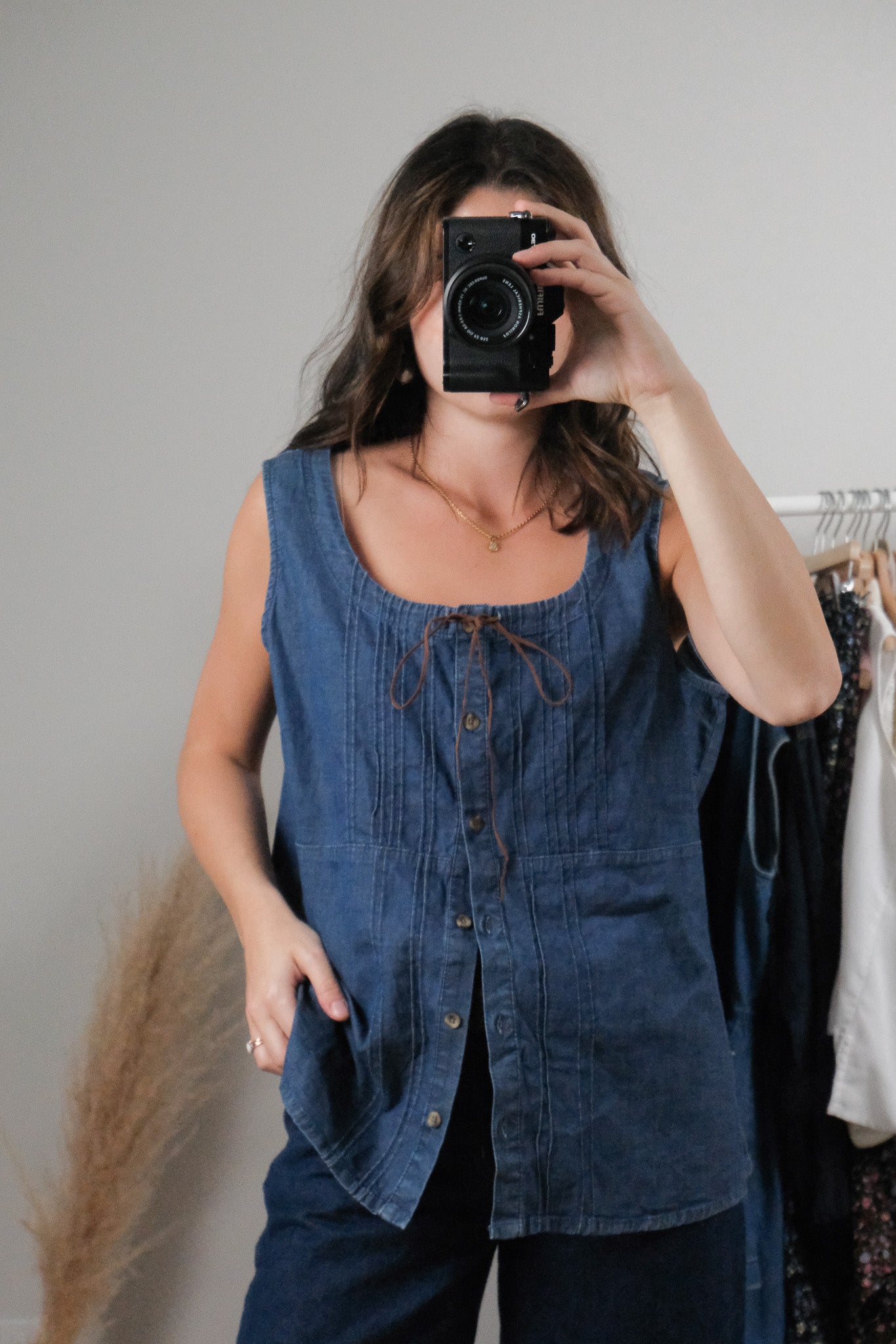 Vintage x Deadstock Denim Vest (XL)