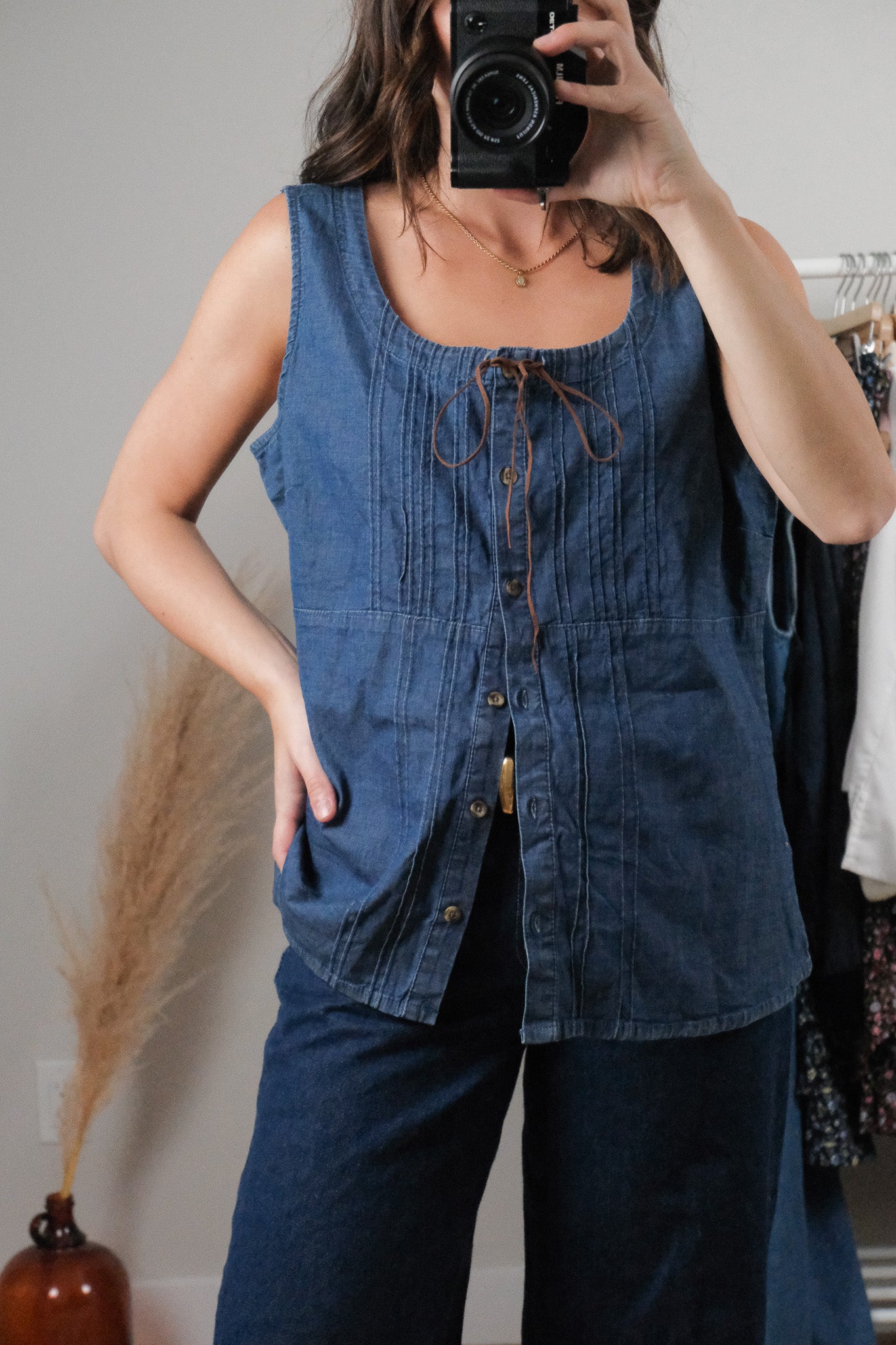 Vintage x Deadstock Denim Vest (XL)