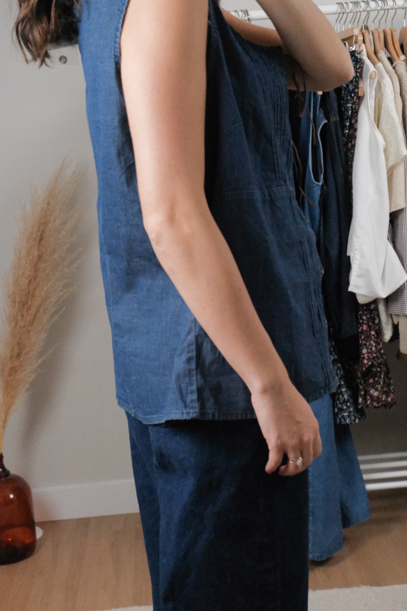 Vintage x Deadstock Denim Vest (XL)