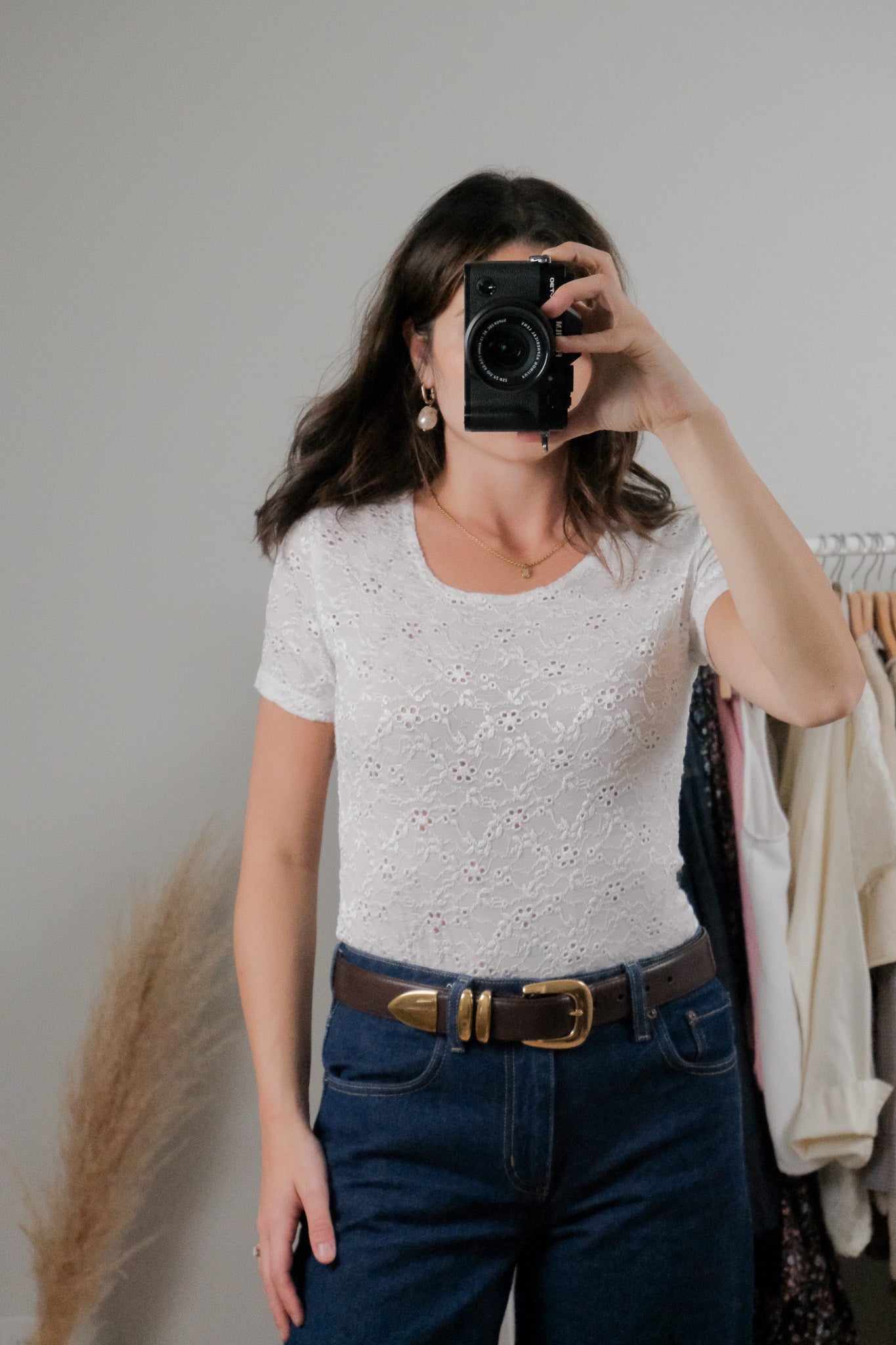 Vintage x Lace Top (S/M)