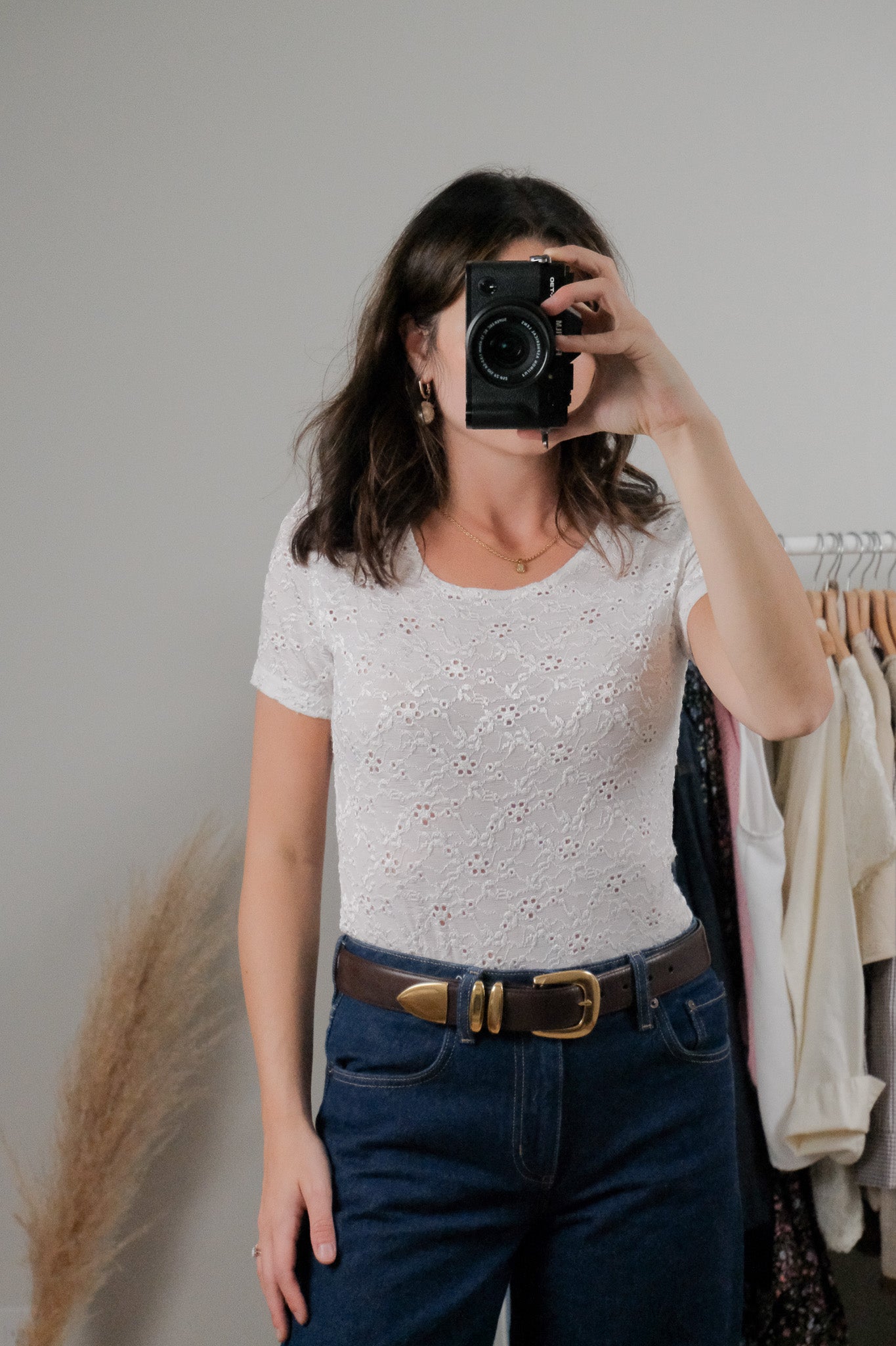 Vintage x Lace Top (S/M)