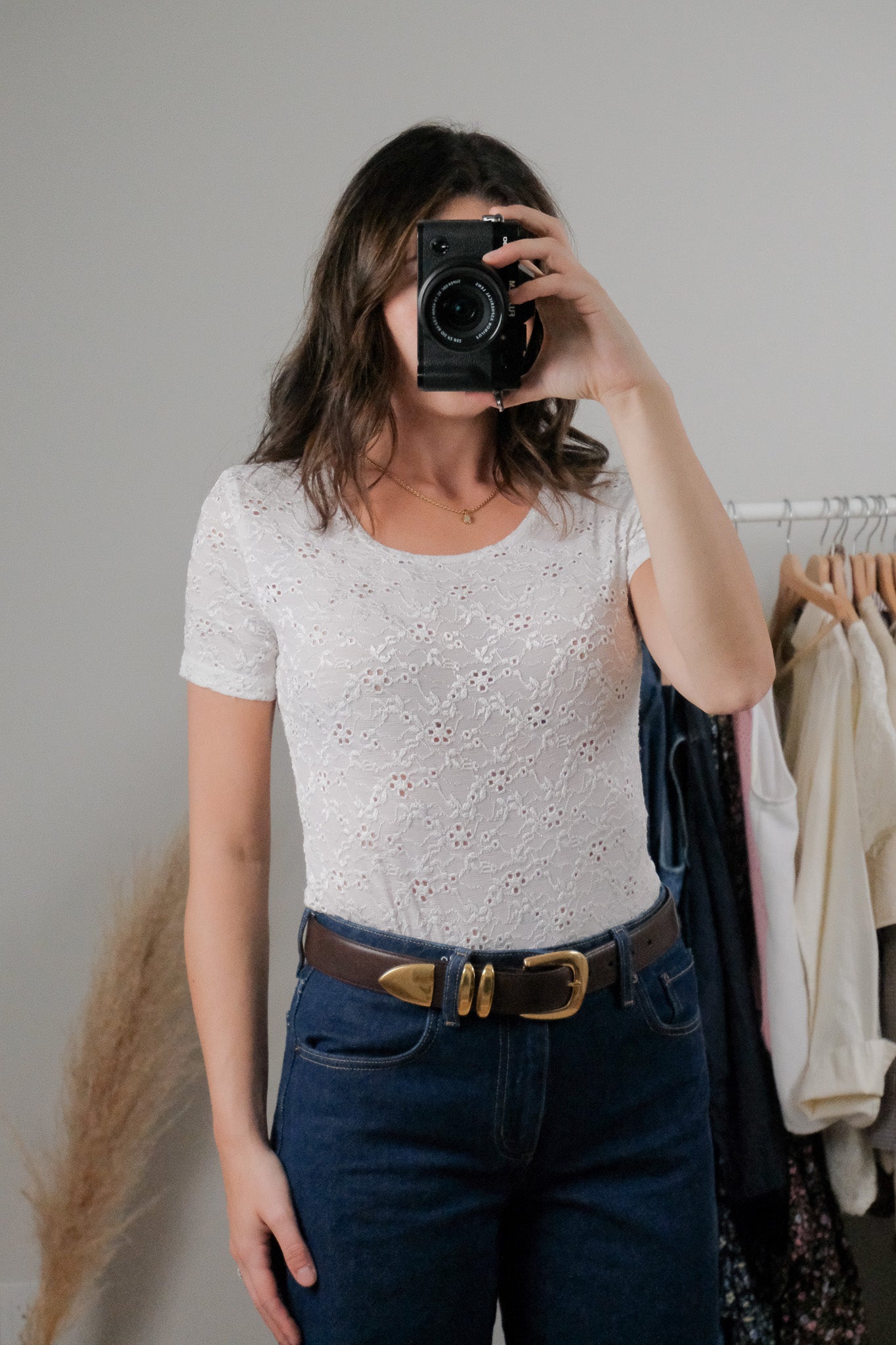 Vintage x Lace Top (S/M)