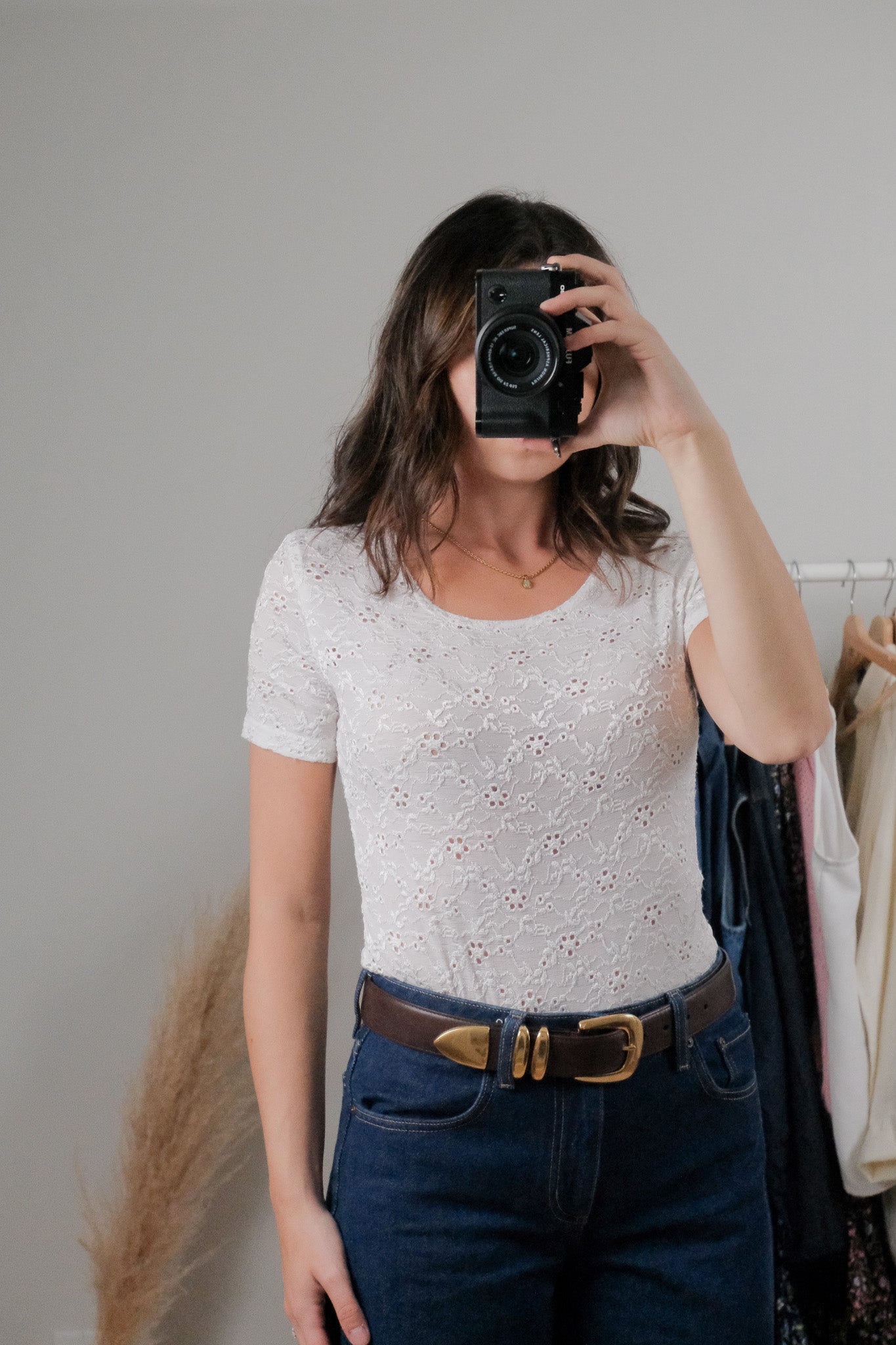 Vintage x Lace Top (S/M)