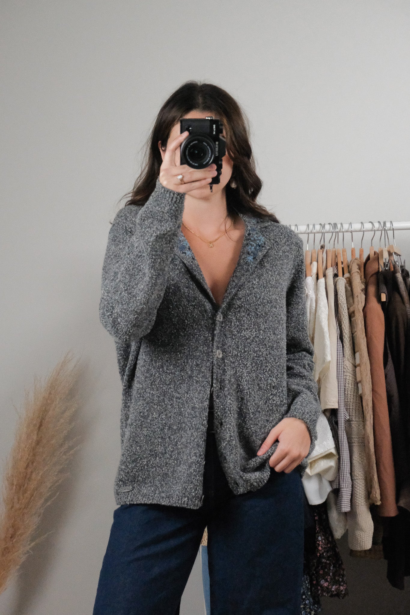 Vintage x Embroidered Cardigan (M/L)