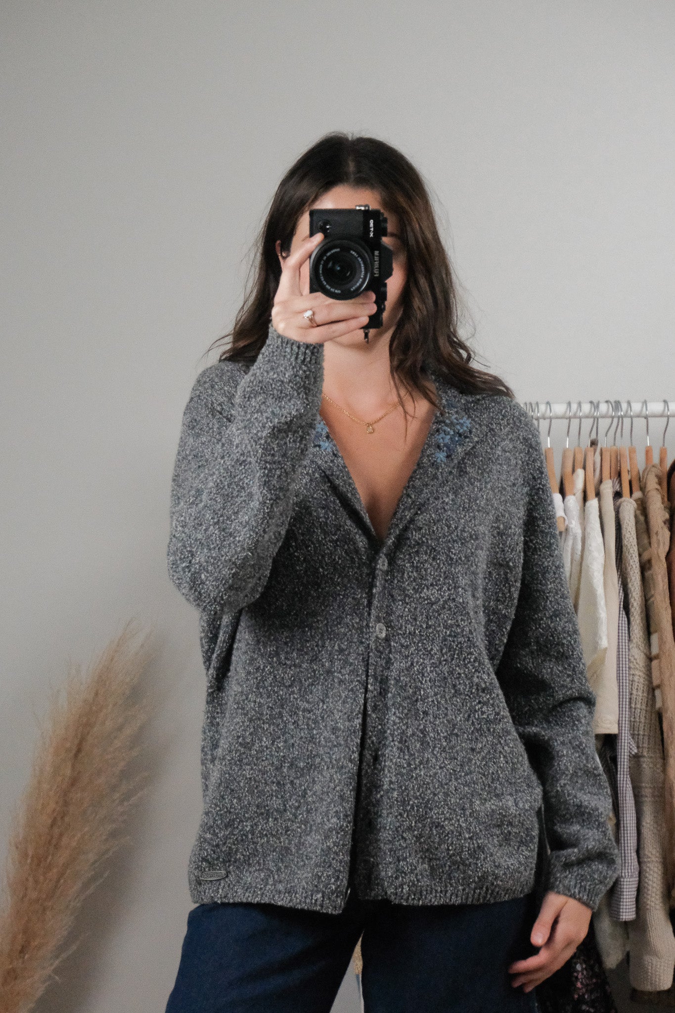 Vintage x Embroidered Cardigan (M/L)