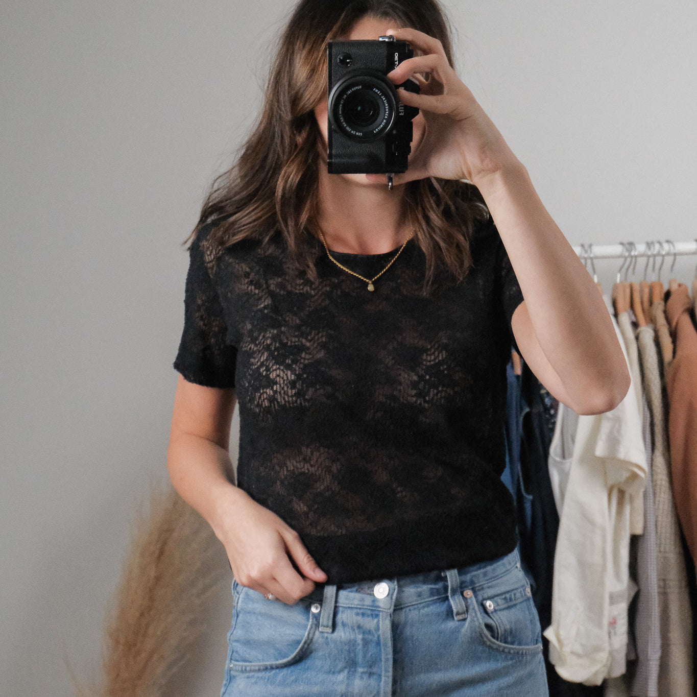 Vintage x Lace Shirt (M)