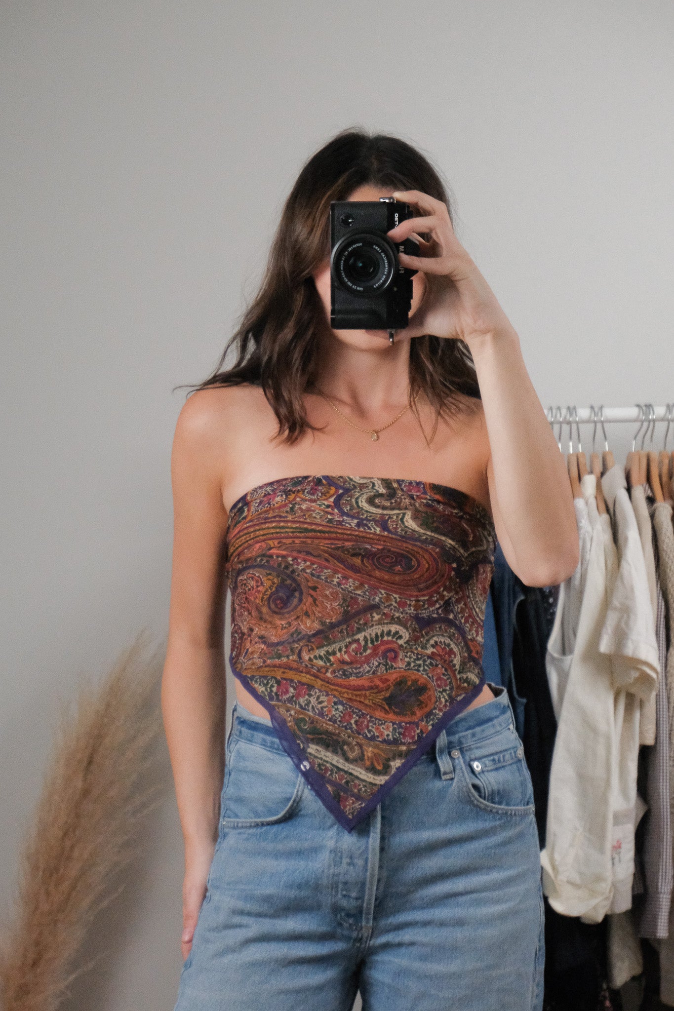 Vintage x Silk Paisley Scarf