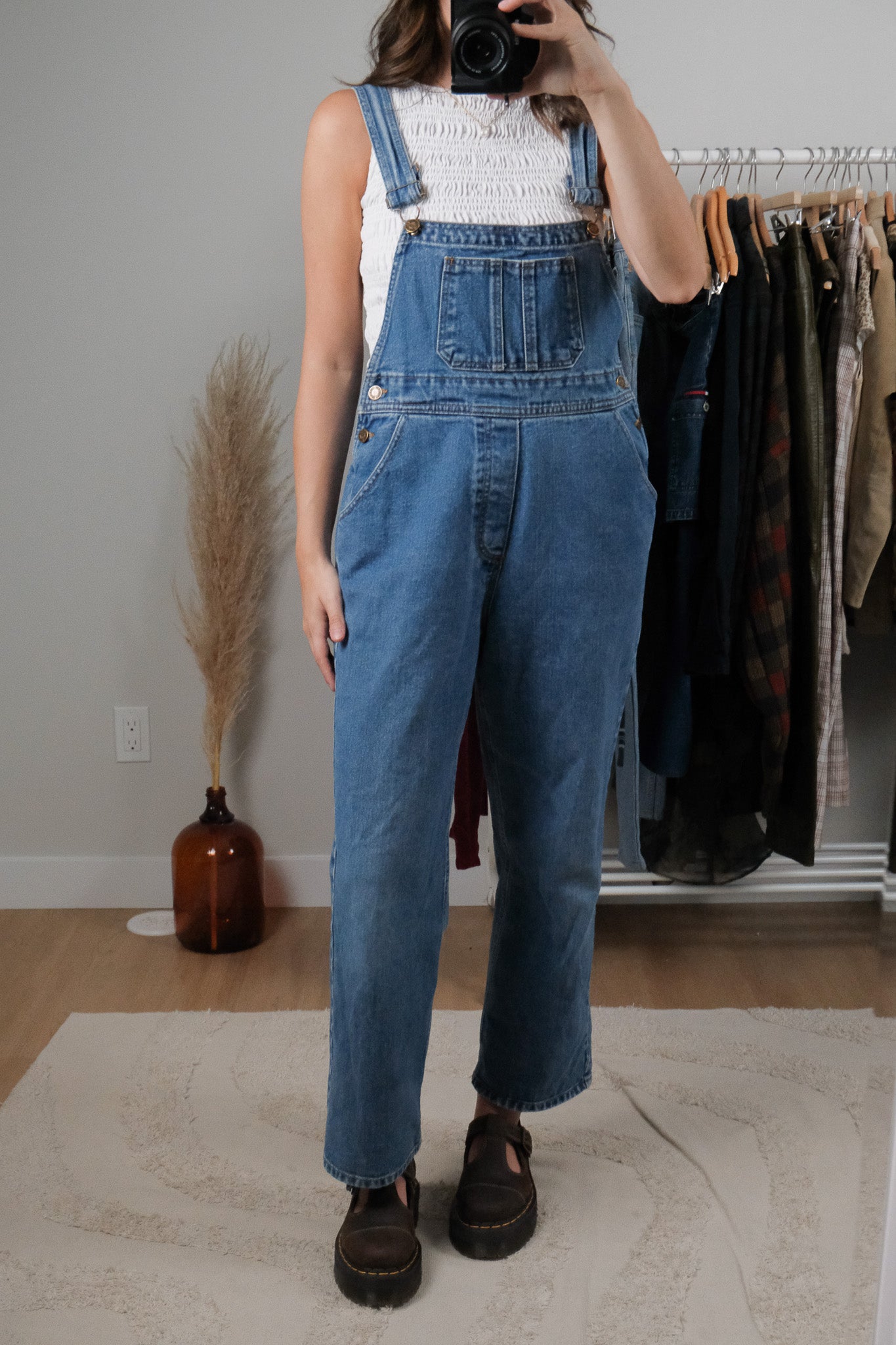 Vintage x Denim Overalls (XS/S)