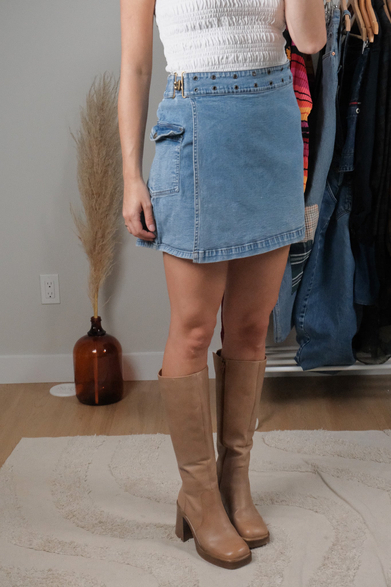 Vintage x Denim Skort (16)