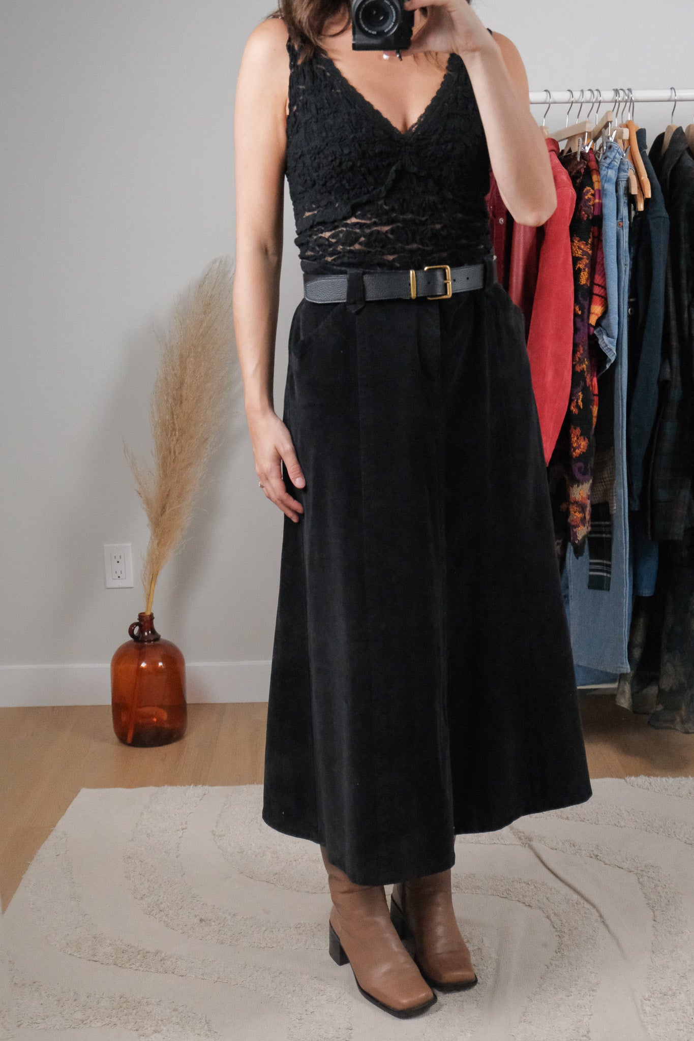 Vintage x Corduroy Maxi Skirt (10)
