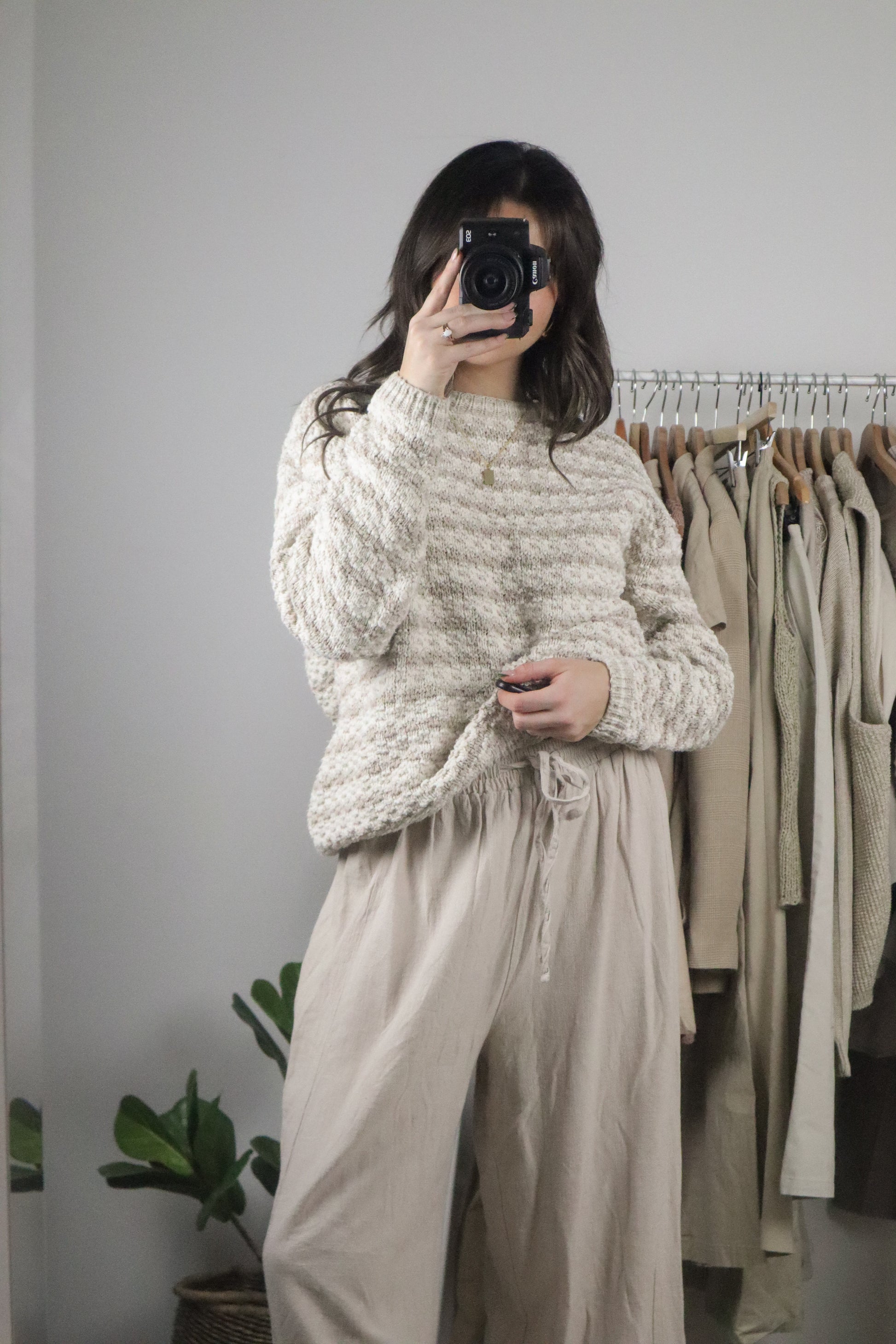 Made in USA x Patterned Sweater (M)