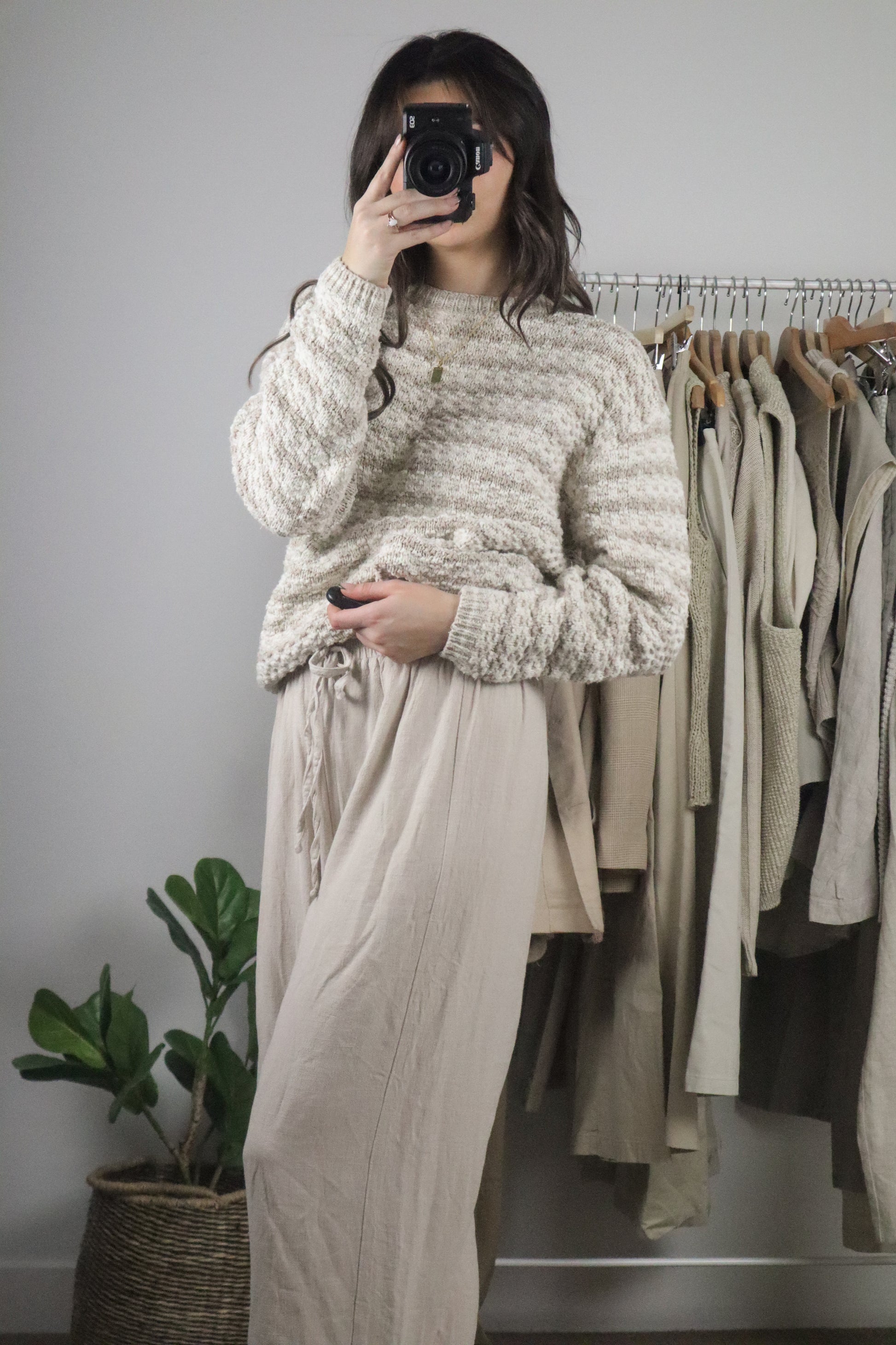 Made in USA x Patterned Sweater (M)