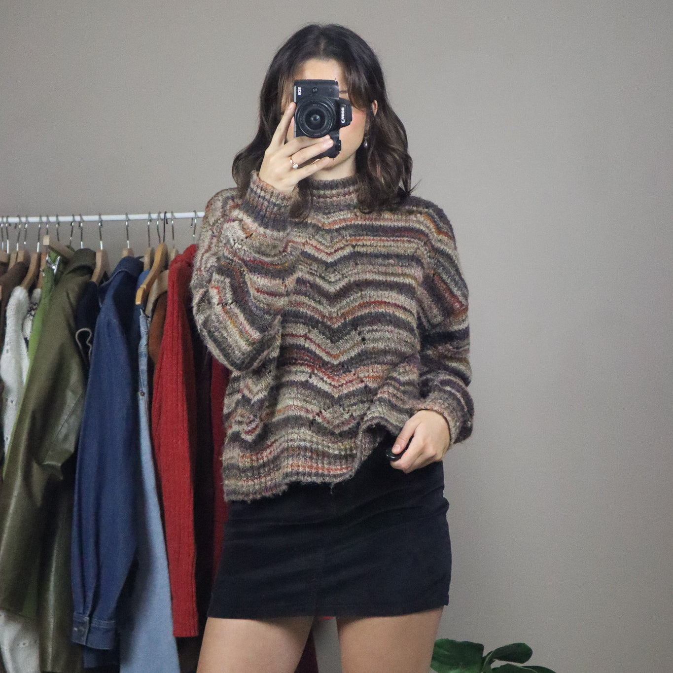 Modern x Wool Blend Striped Sweater (M/L)