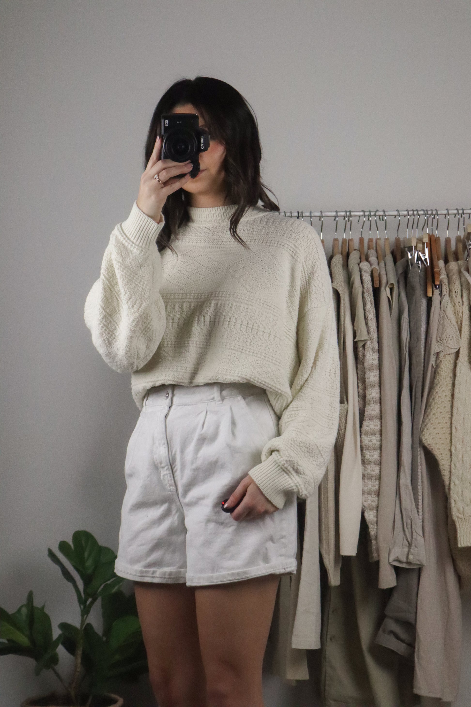 Made in Canada x Vintage x Textured Sweater (M/L)