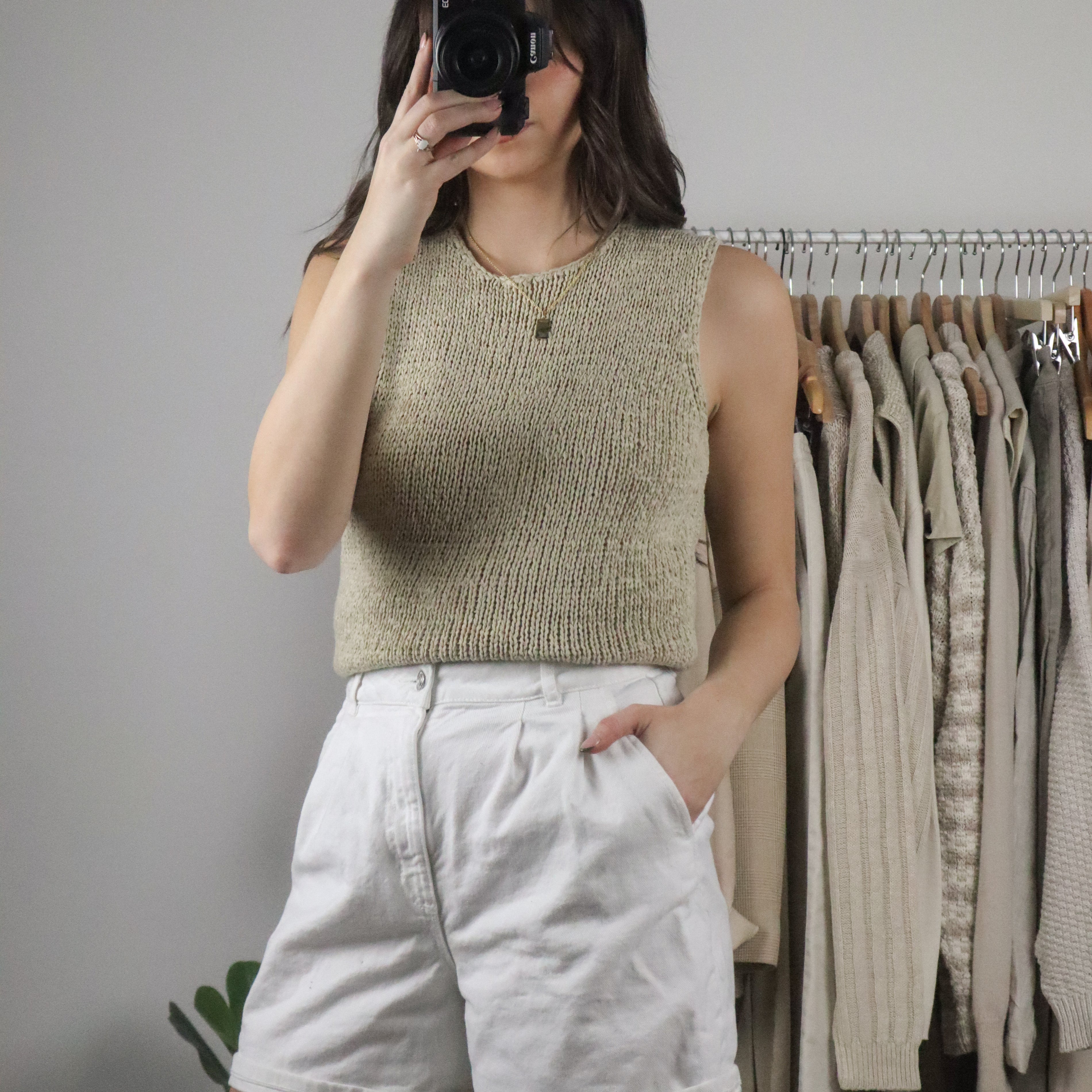 Vintage x Knit Tank (S/M)