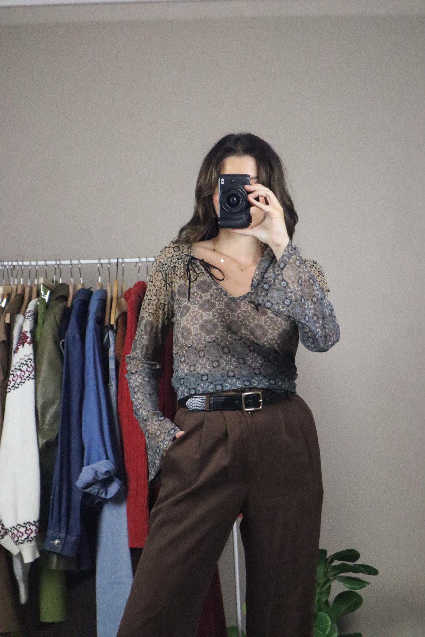 Vintage x Mesh Long-Sleeve (M)