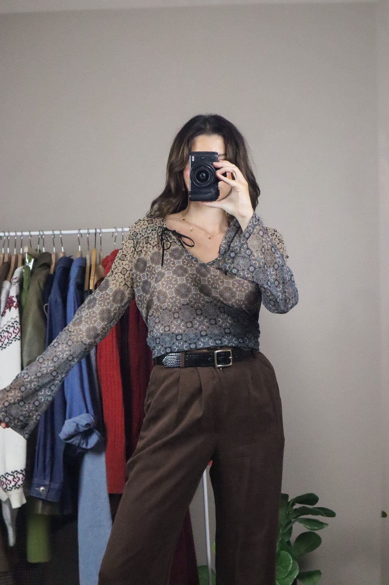 Vintage x Mesh Long-Sleeve (M)