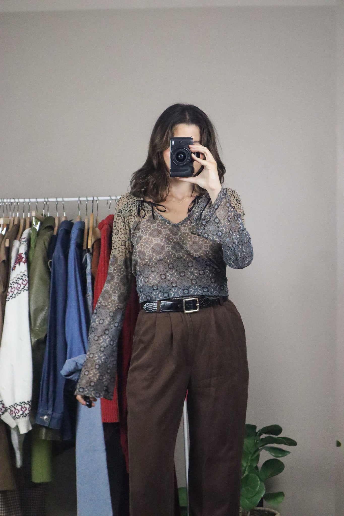 Vintage x Mesh Long-Sleeve (M)