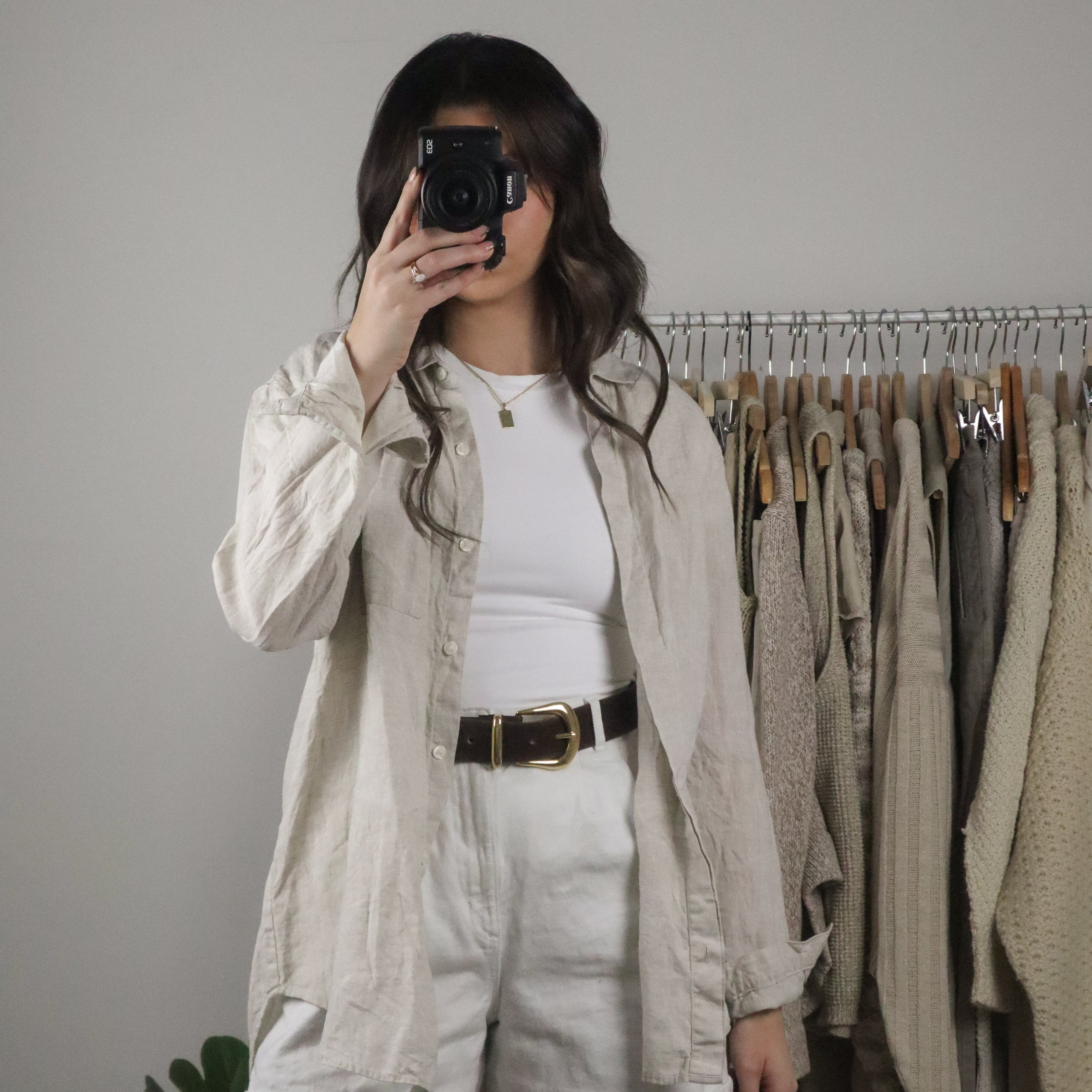 Modern x Linen Button Up (M)