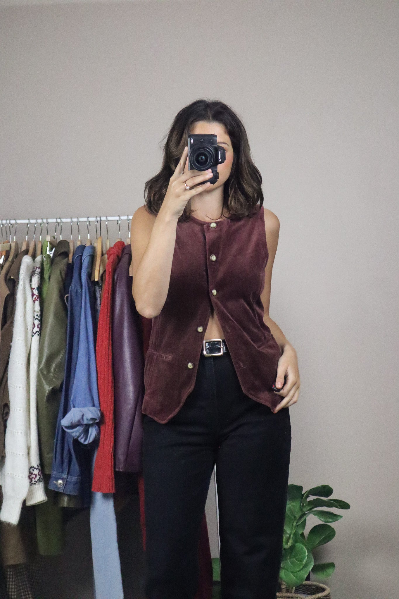 Vintage x Velour Vest (M)