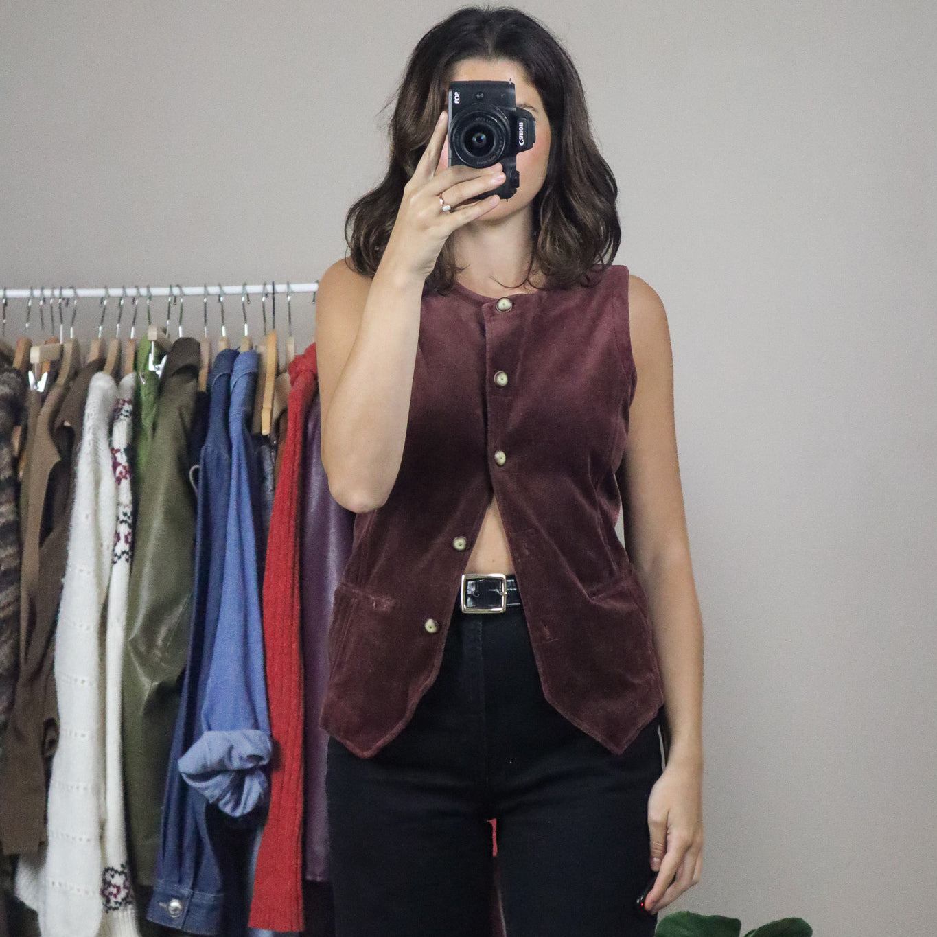 Vintage x Velour Vest (M)