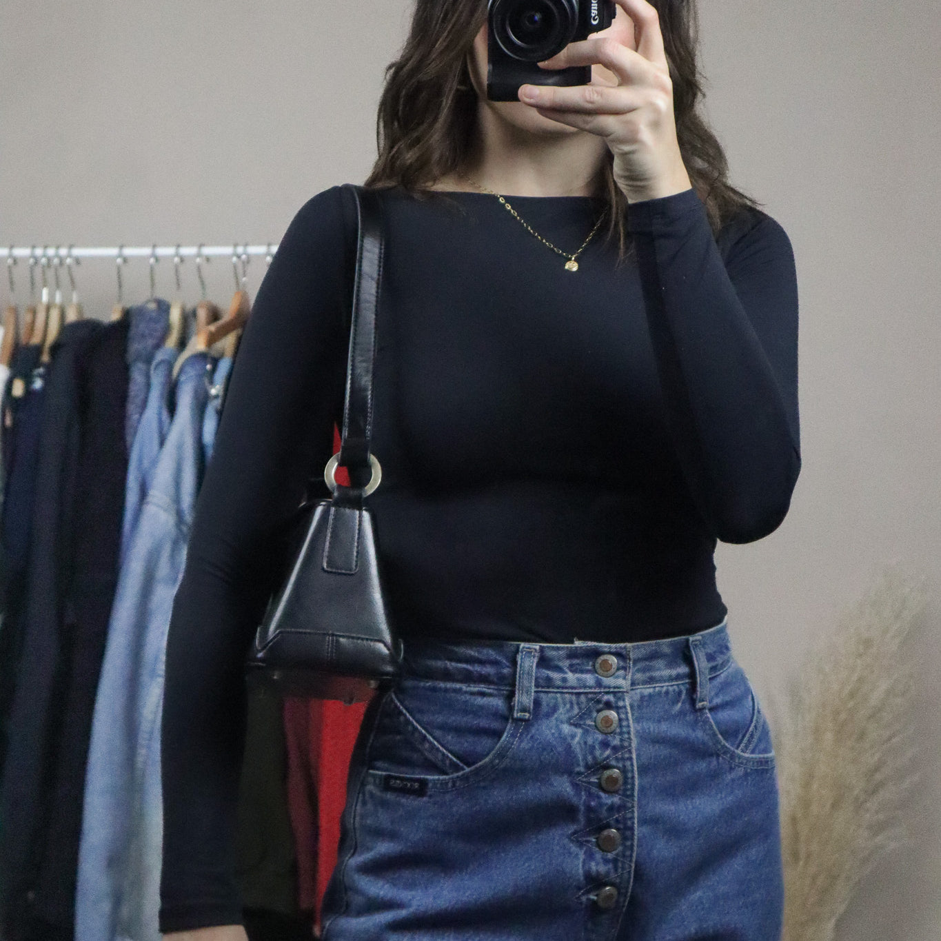 Vintage x 'Gucci' Fuax Leather Purse