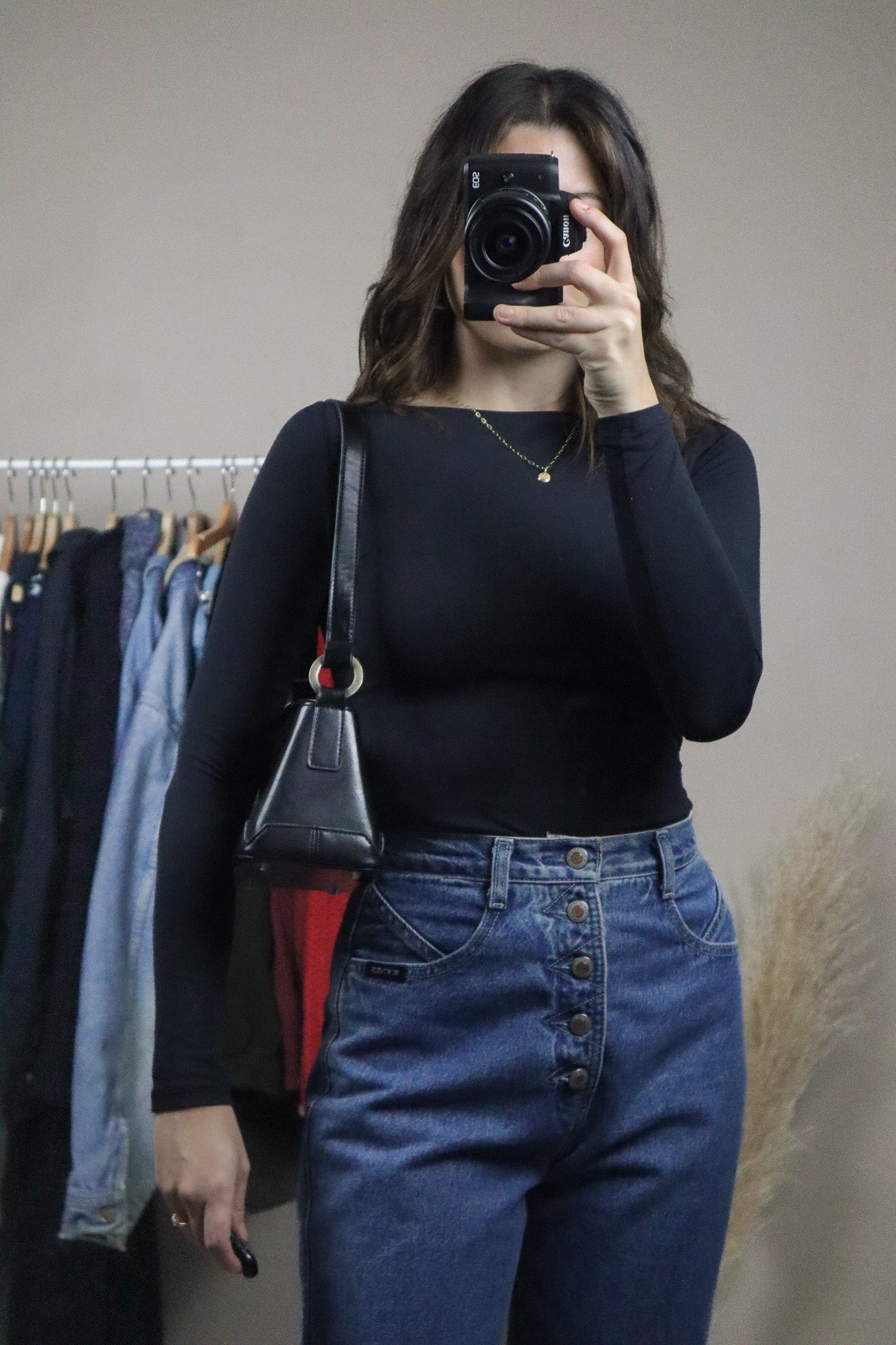 Vintage x 'Gucci' Fuax Leather Purse