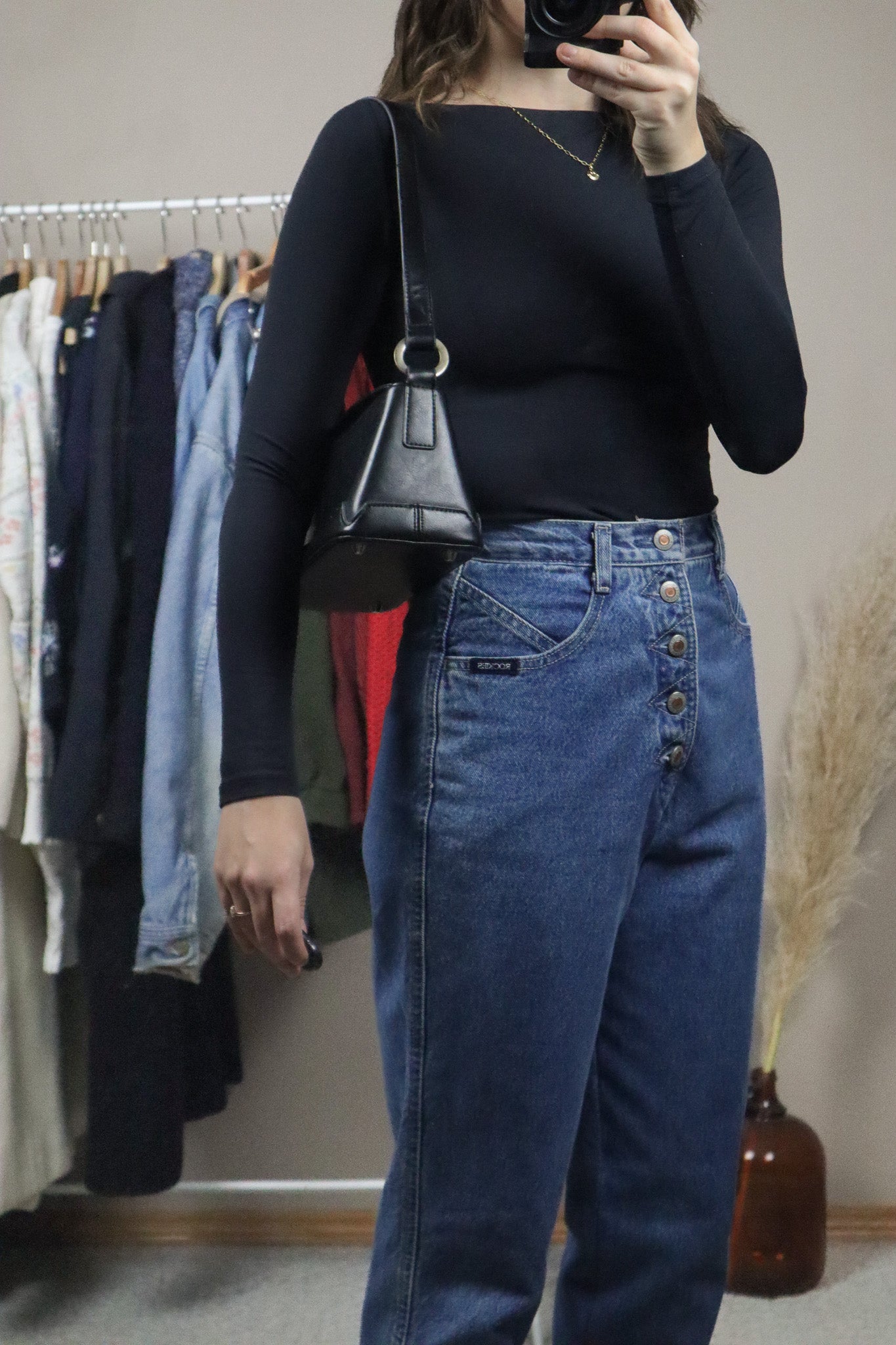 Vintage x 'Gucci' Fuax Leather Purse