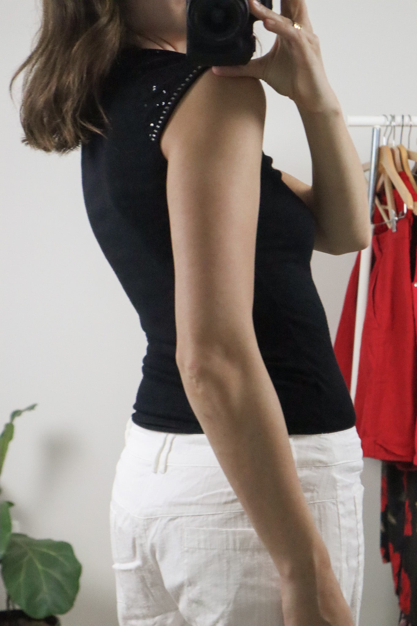 Vintage x Sequins & Beaded Top (XS/S)