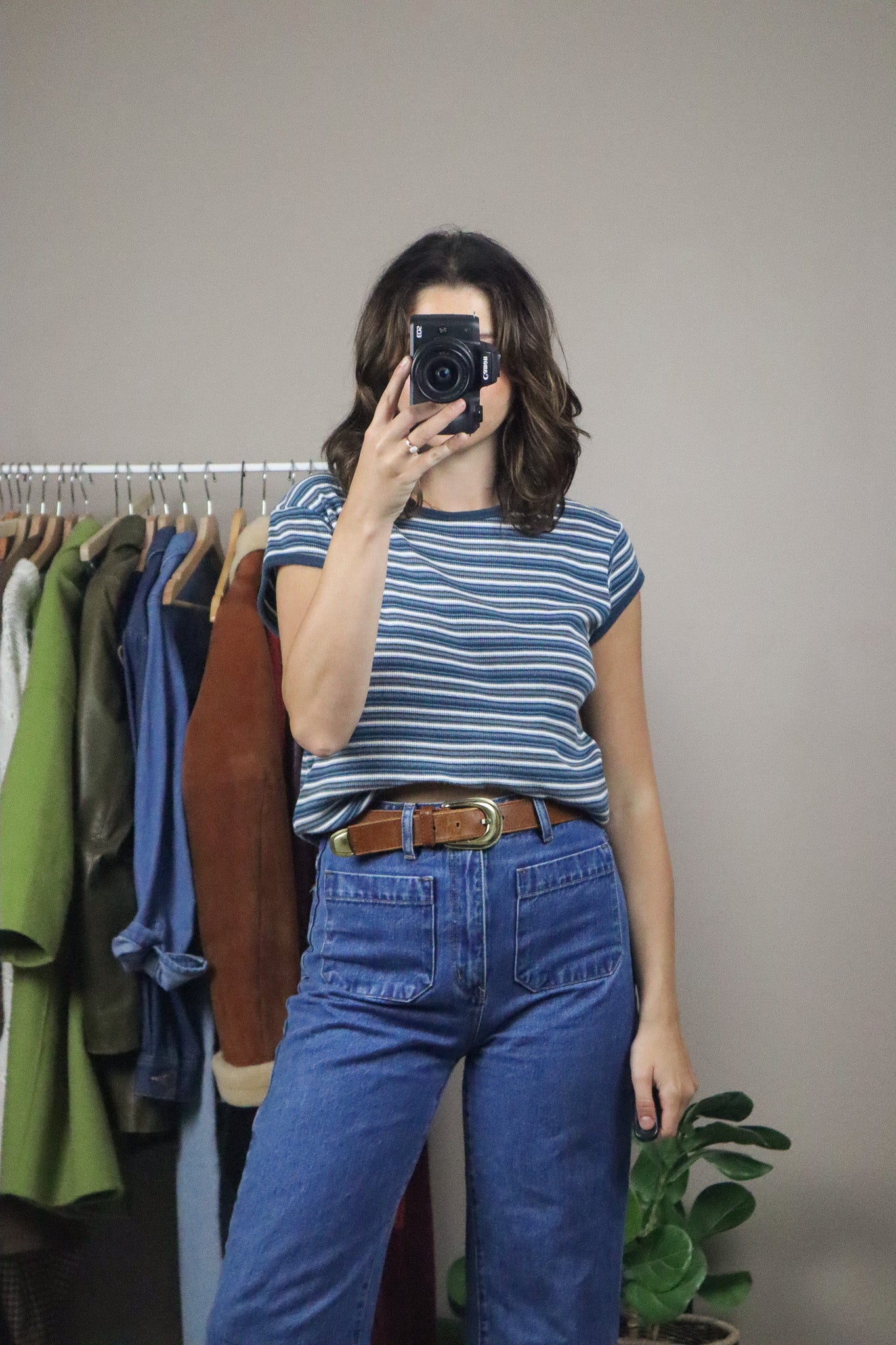 Vintage x Striped T-Shirt (M/L)