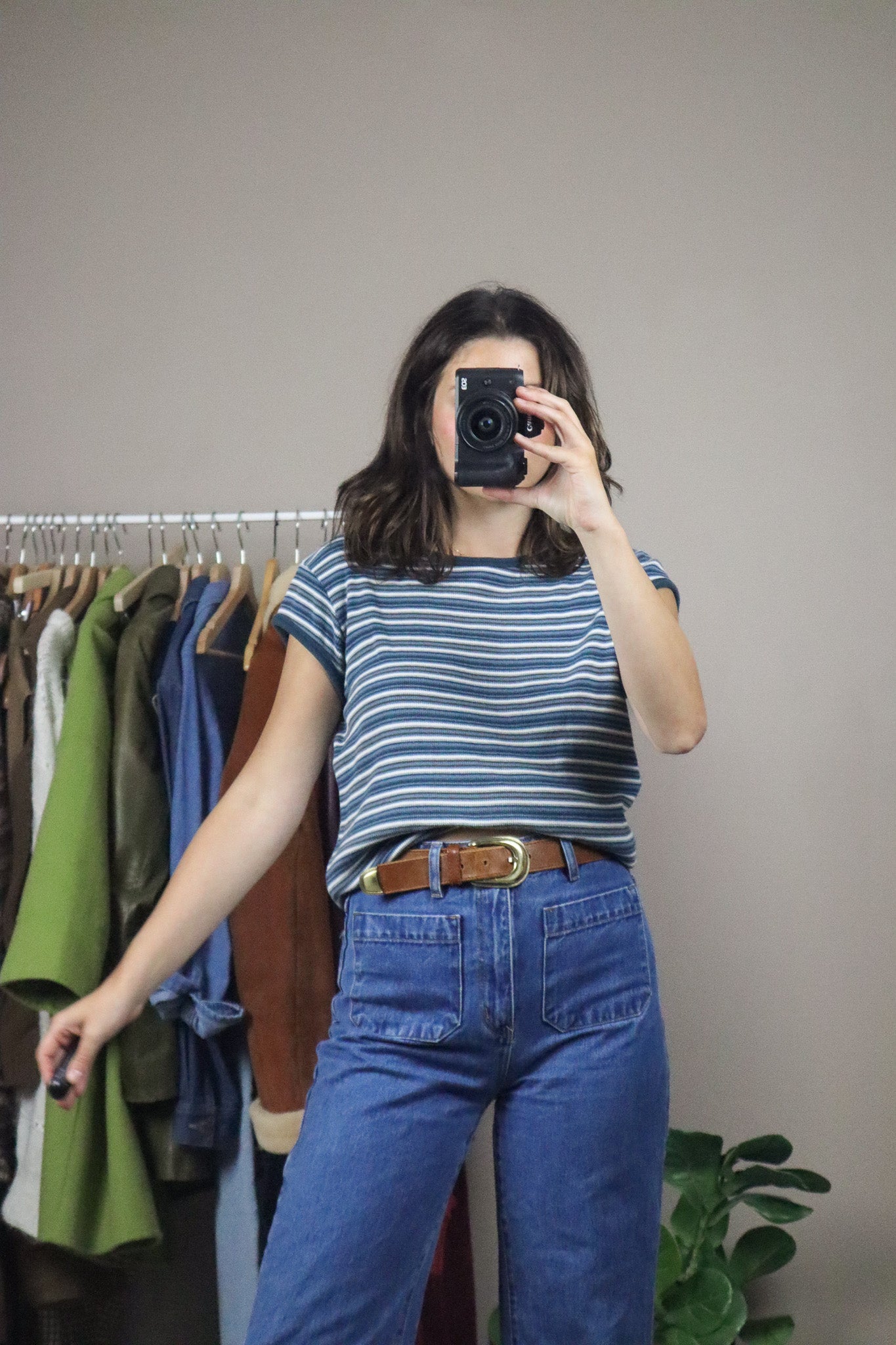 Vintage x Striped T-Shirt (M/L)