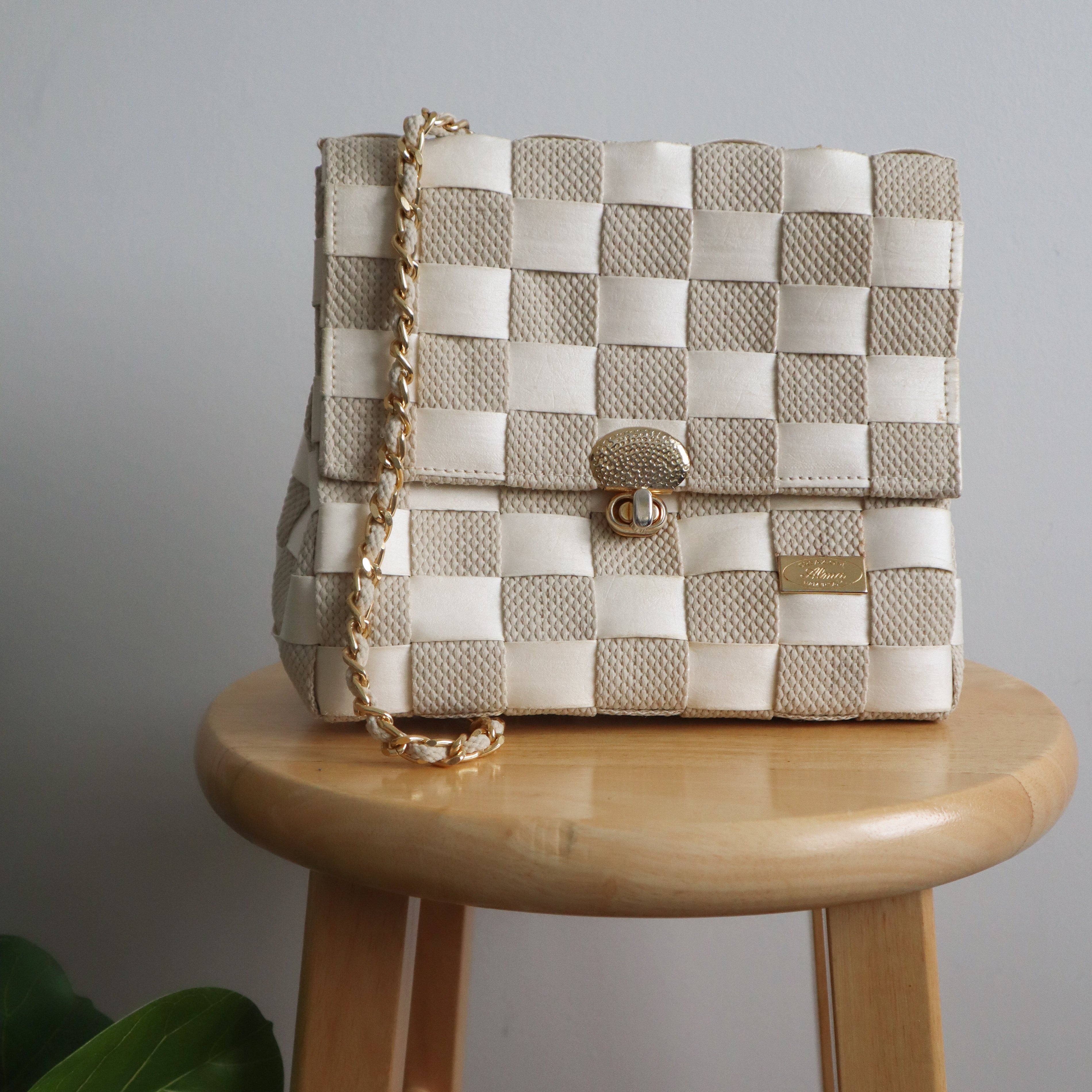 Made in Italy x Vintage x Checkerboard Purse