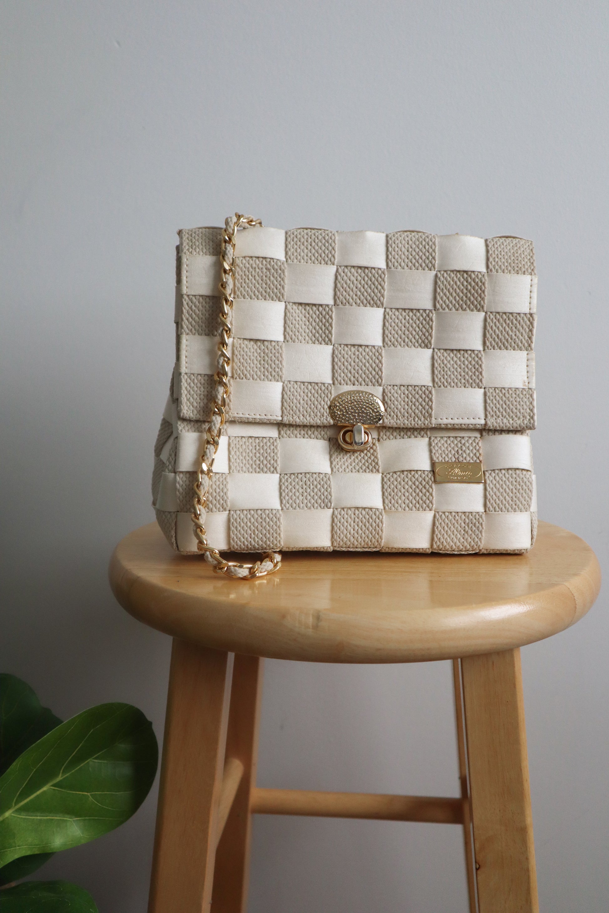 Made in Italy x Vintage x Checkerboard Purse