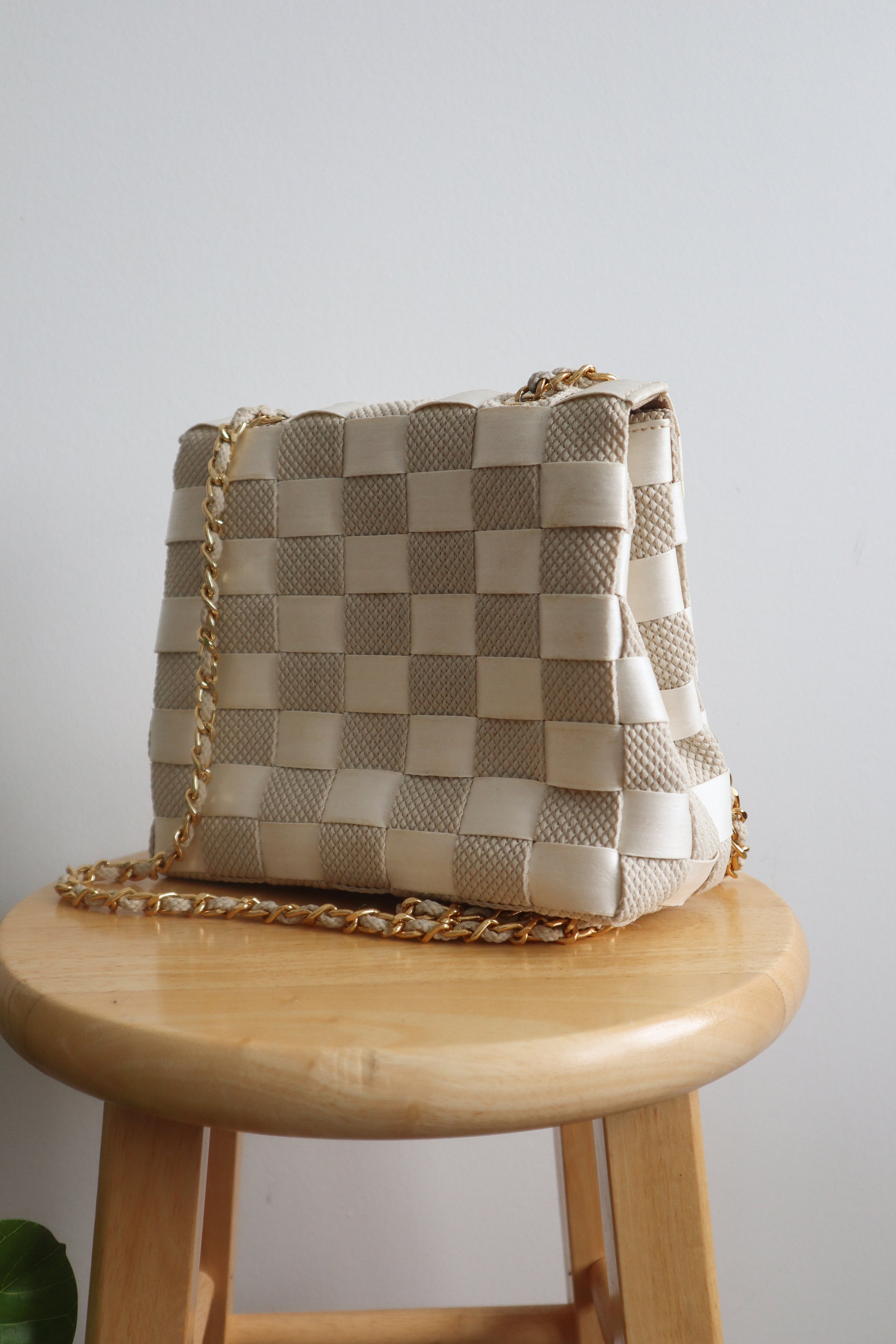 Made in Italy x Vintage x Checkerboard Purse