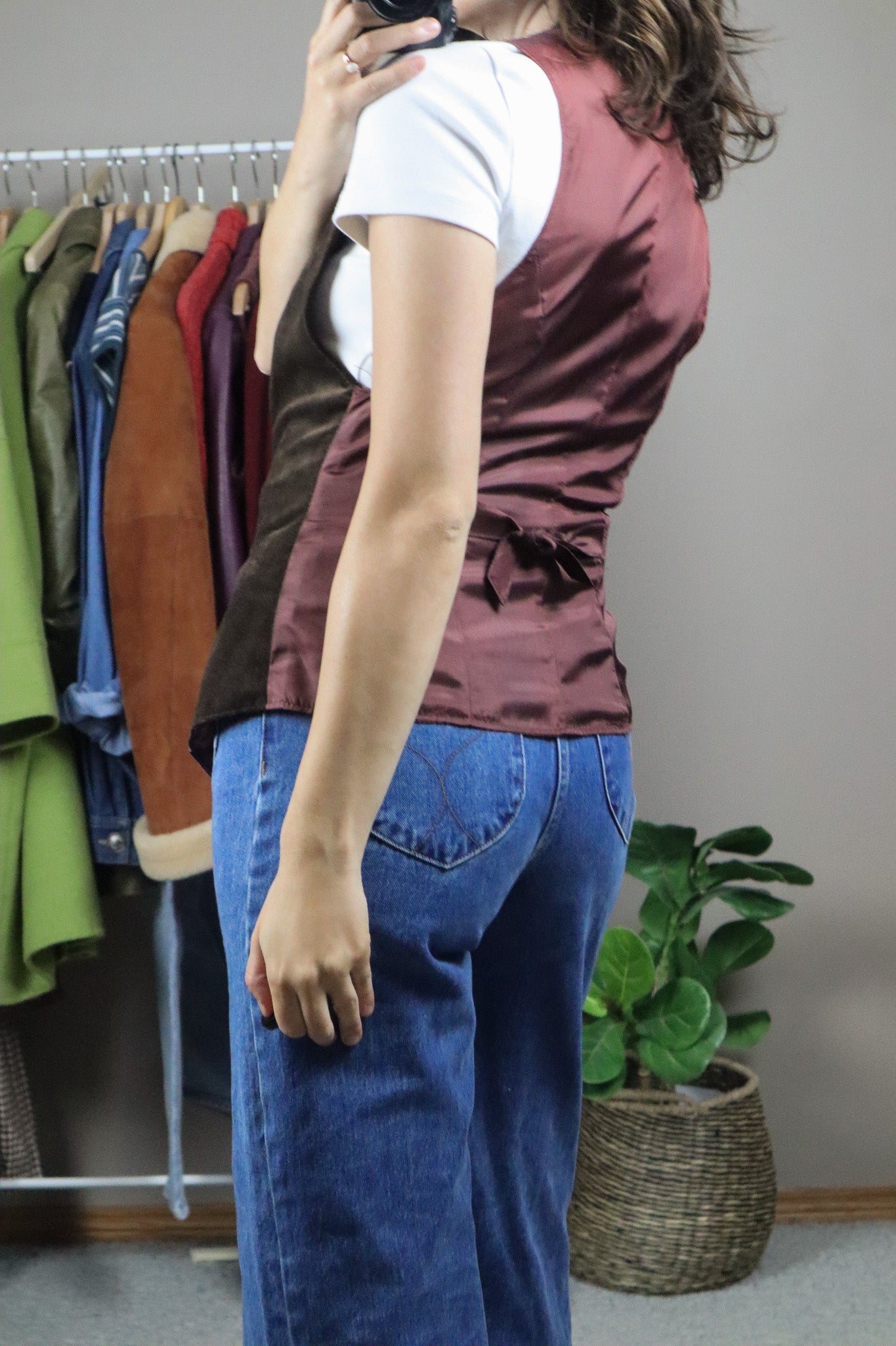 Made in Canada x Vintage x Suede Vest (S)