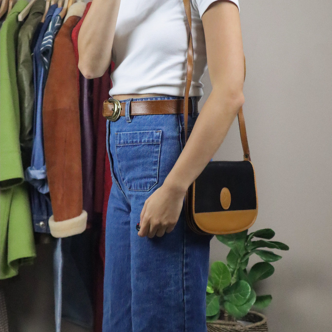 'YSL' x Crossbody Purse