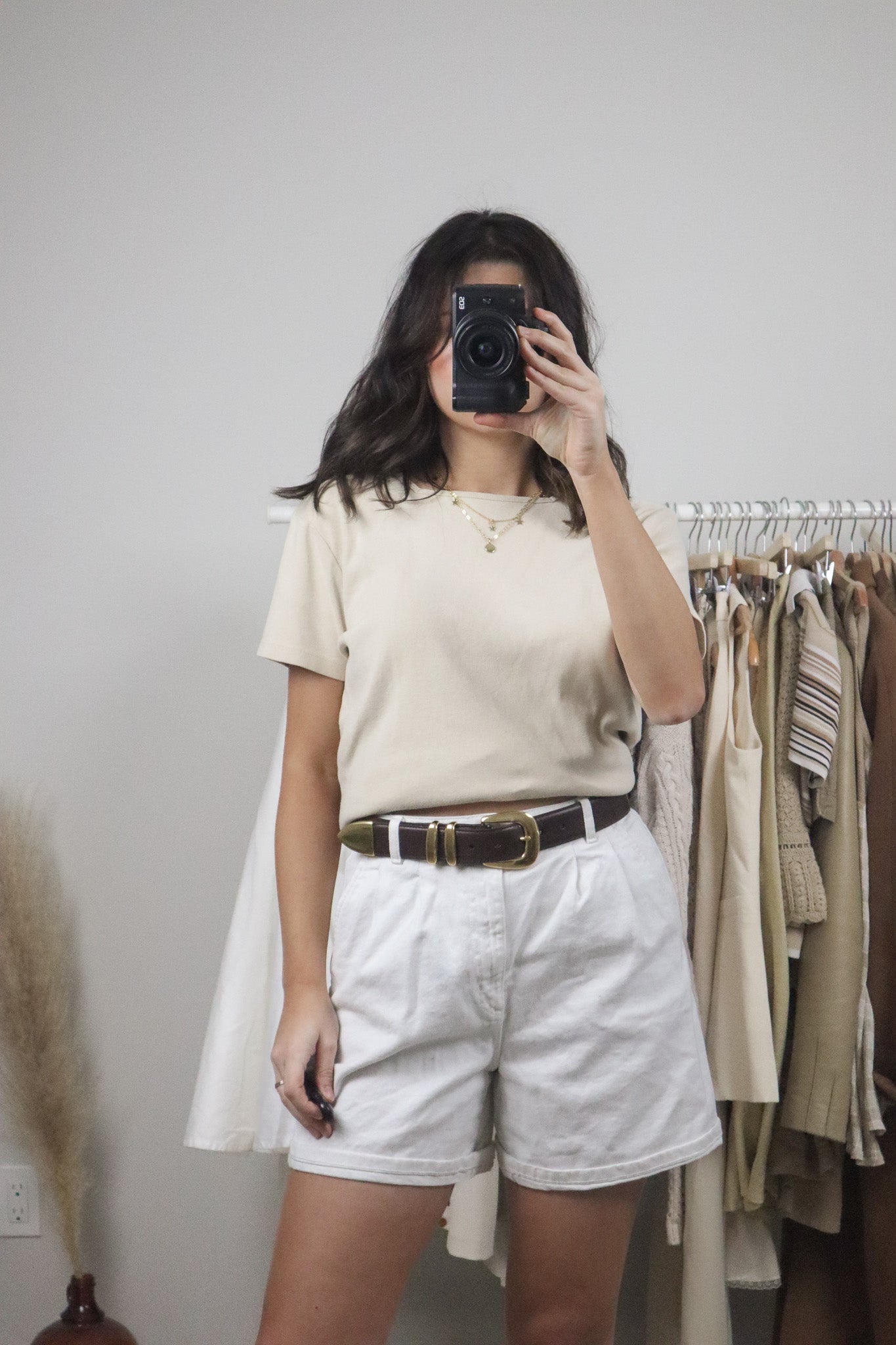 Vintage x Cotton Square Neck T-Shirt (M/L)