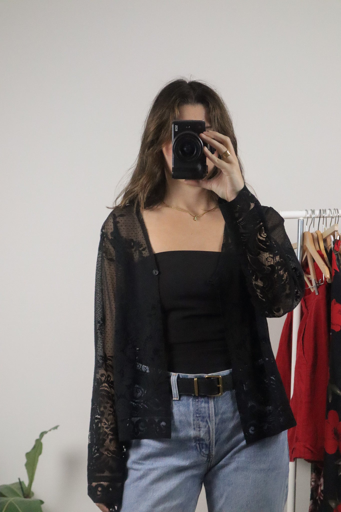 Vintage x Lace Cardigan (M)