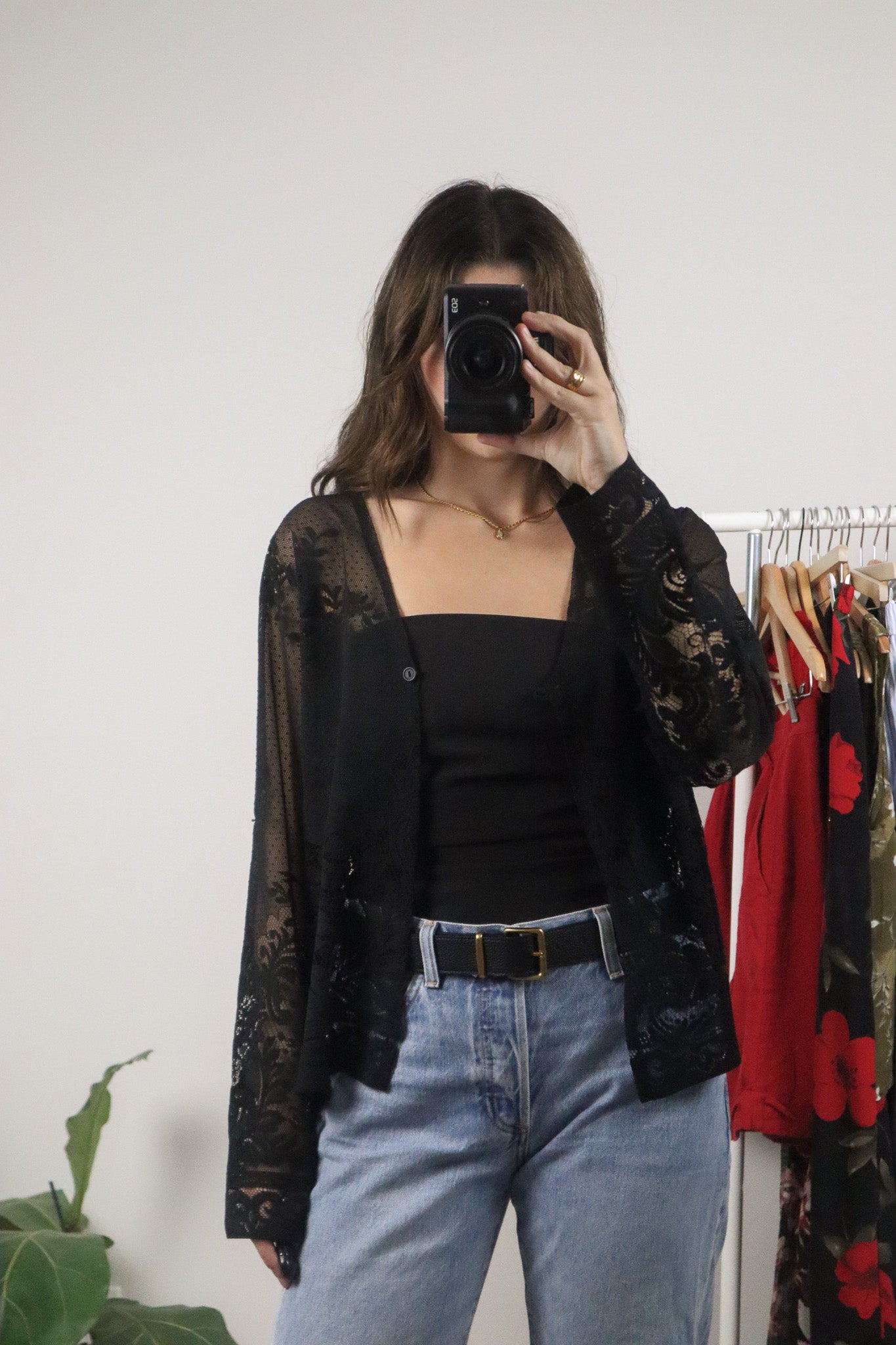 Vintage x Lace Cardigan (M)