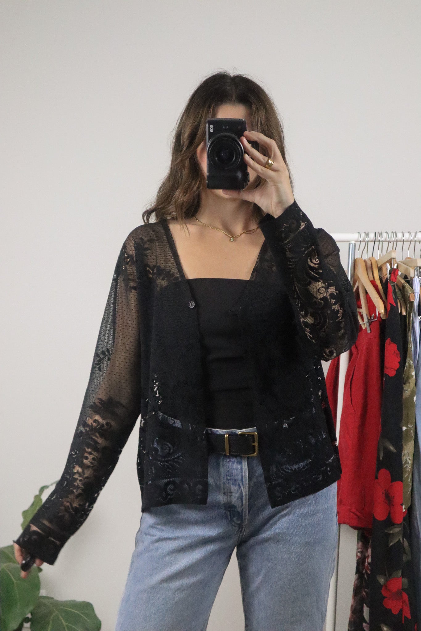 Vintage x Lace Cardigan (M)