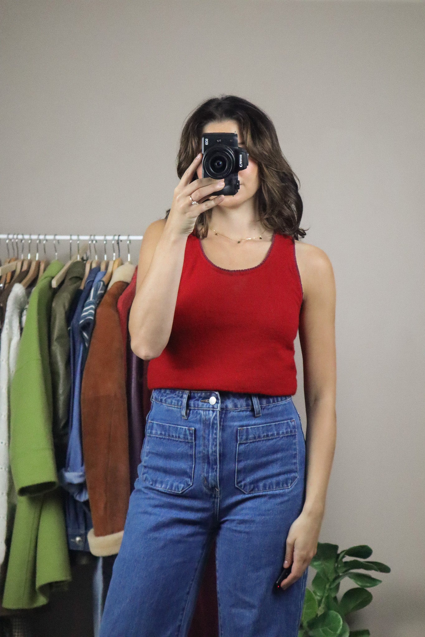 Upcycled x Cashmere Tank (S)