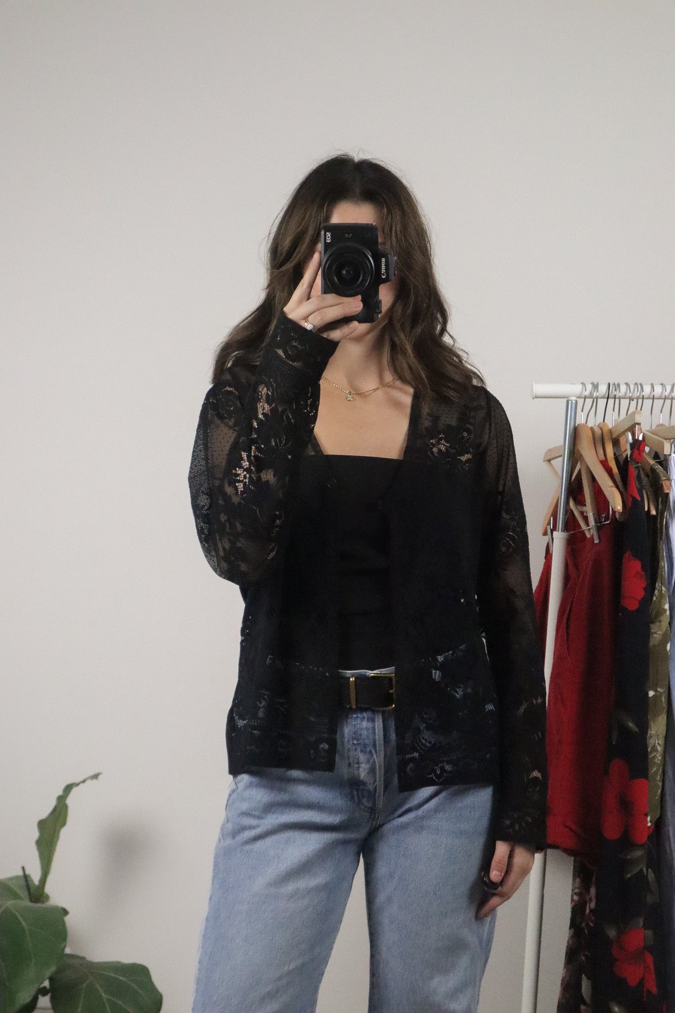 Vintage x Lace Cardigan (M)